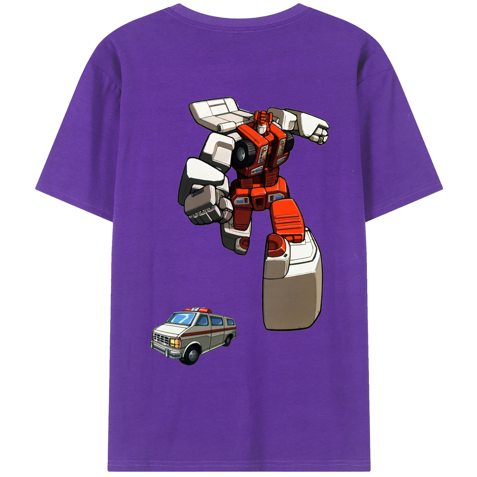 （画像用）  綿100％ メンズ半袖Tシャツ（バックプリント） 通気性