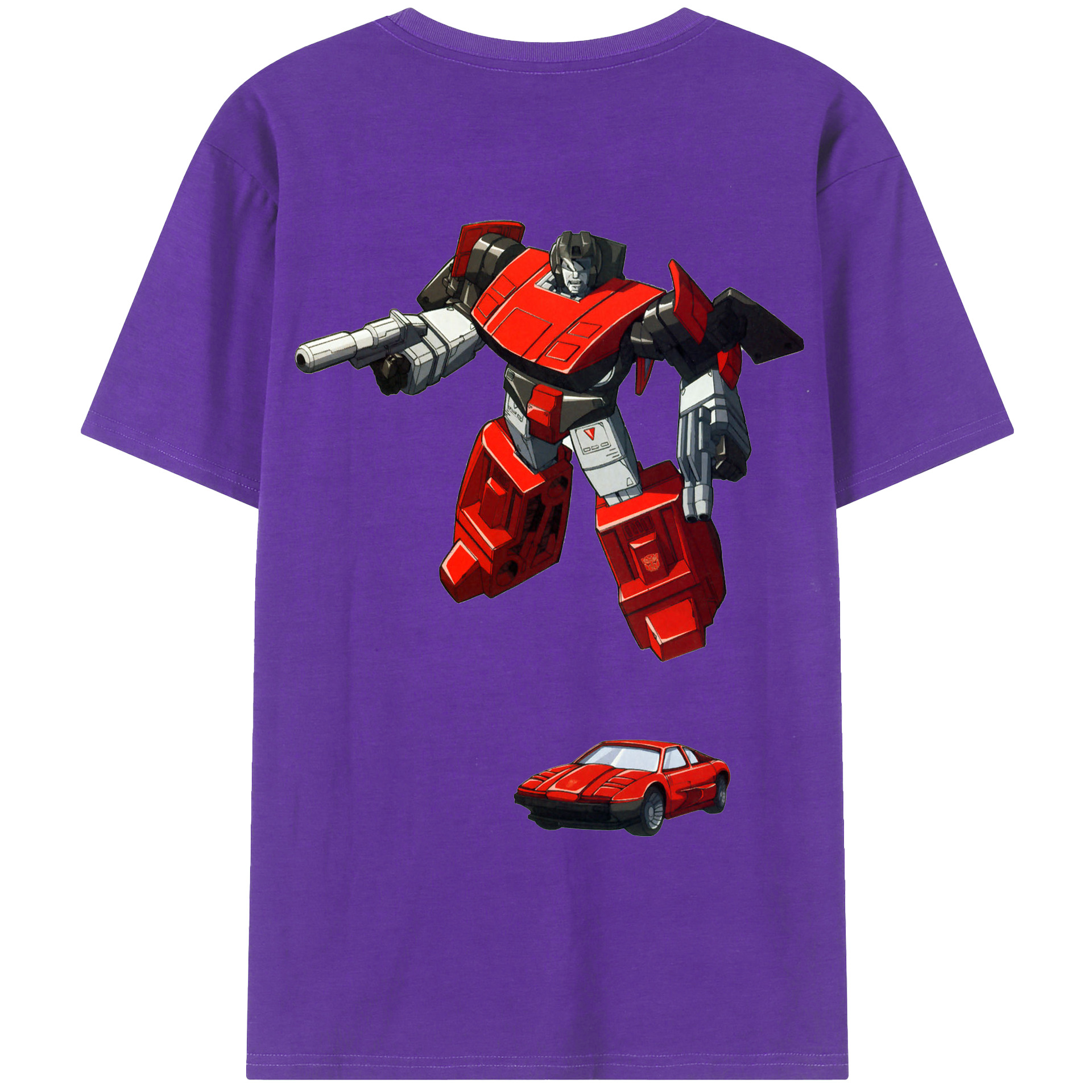 （画像用）  綿100％ メンズ半袖Tシャツ（バックプリント） 通気性