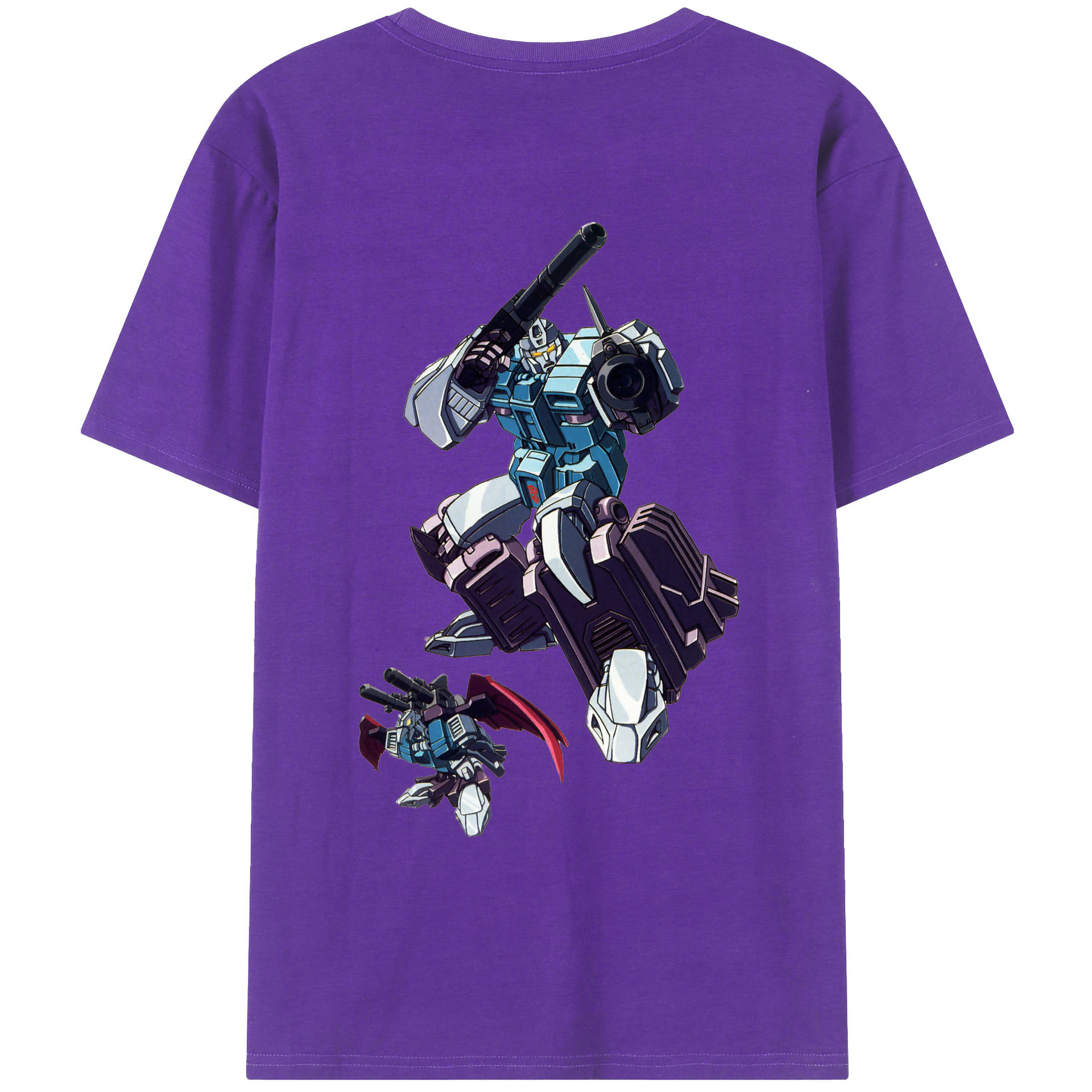 （画像用）  綿100％ メンズ半袖Tシャツ（バックプリント） 通気性
