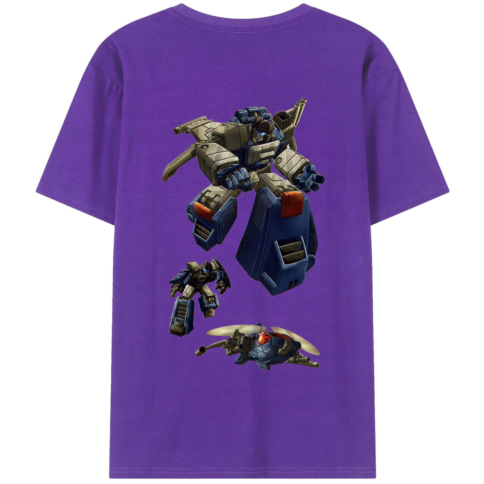 （画像用）  綿100％ メンズ半袖Tシャツ（バックプリント） 通気性