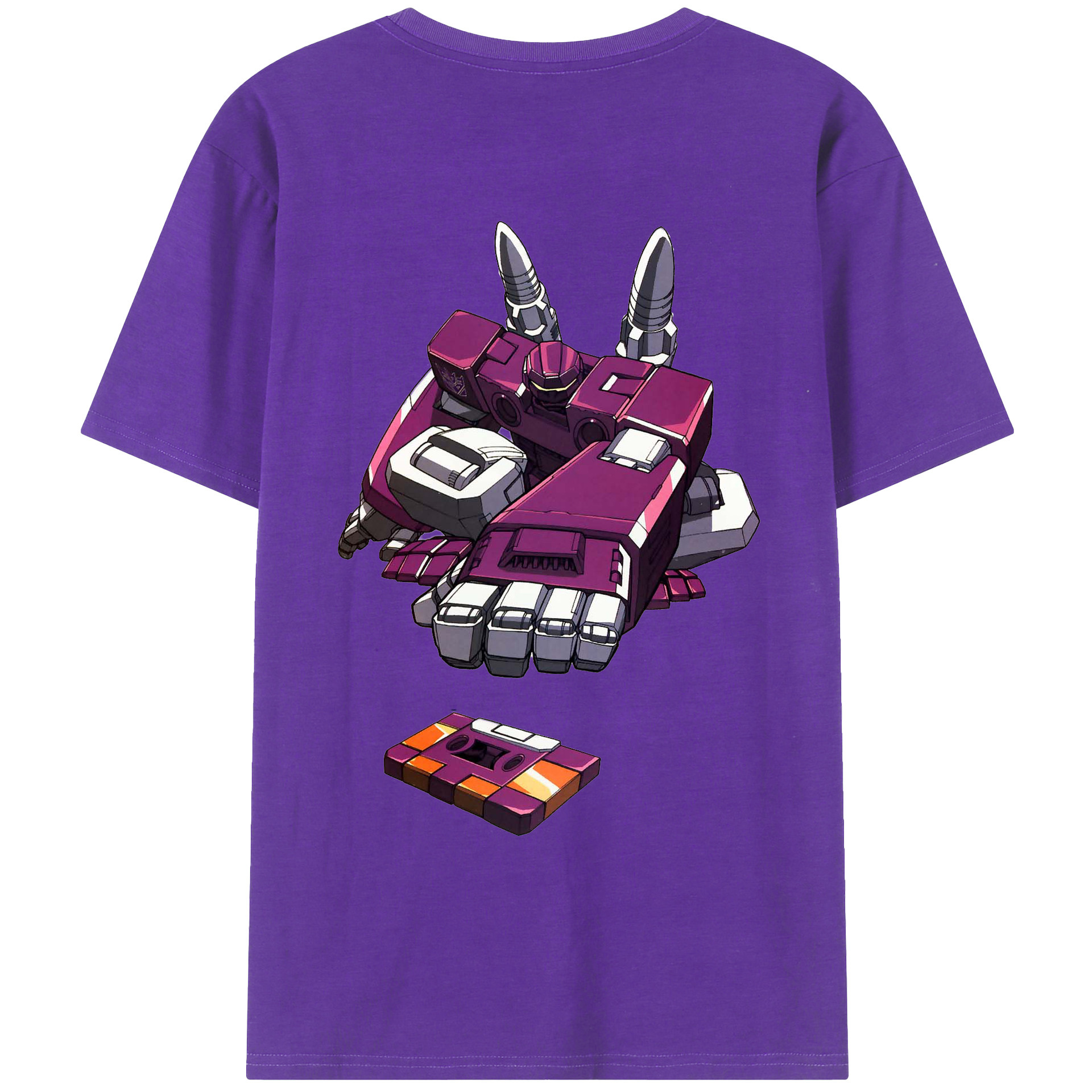 （画像用）  綿100％ メンズ半袖Tシャツ（バックプリント） 通気性