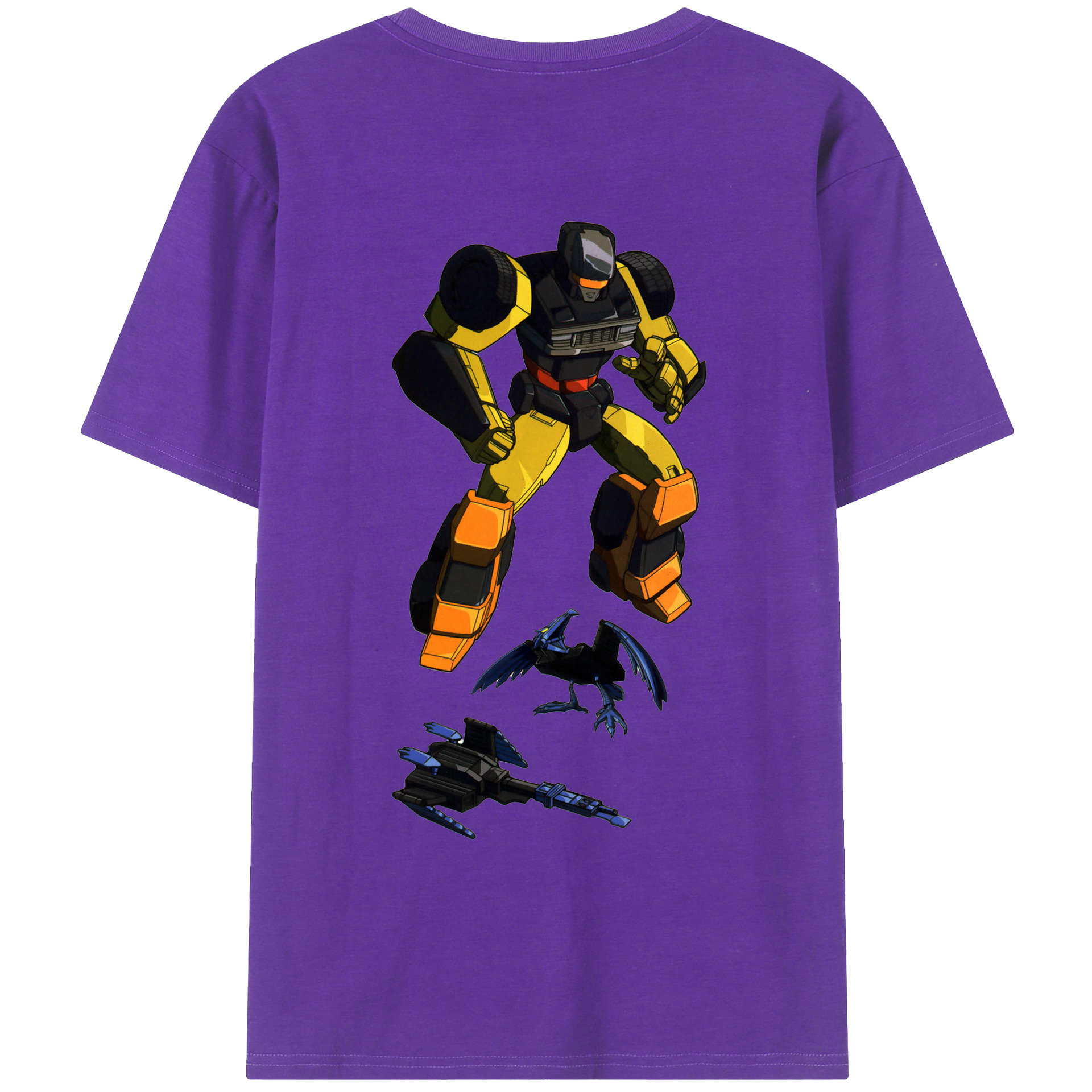 （画像用）  綿100％ メンズ半袖Tシャツ（バックプリント） 通気性