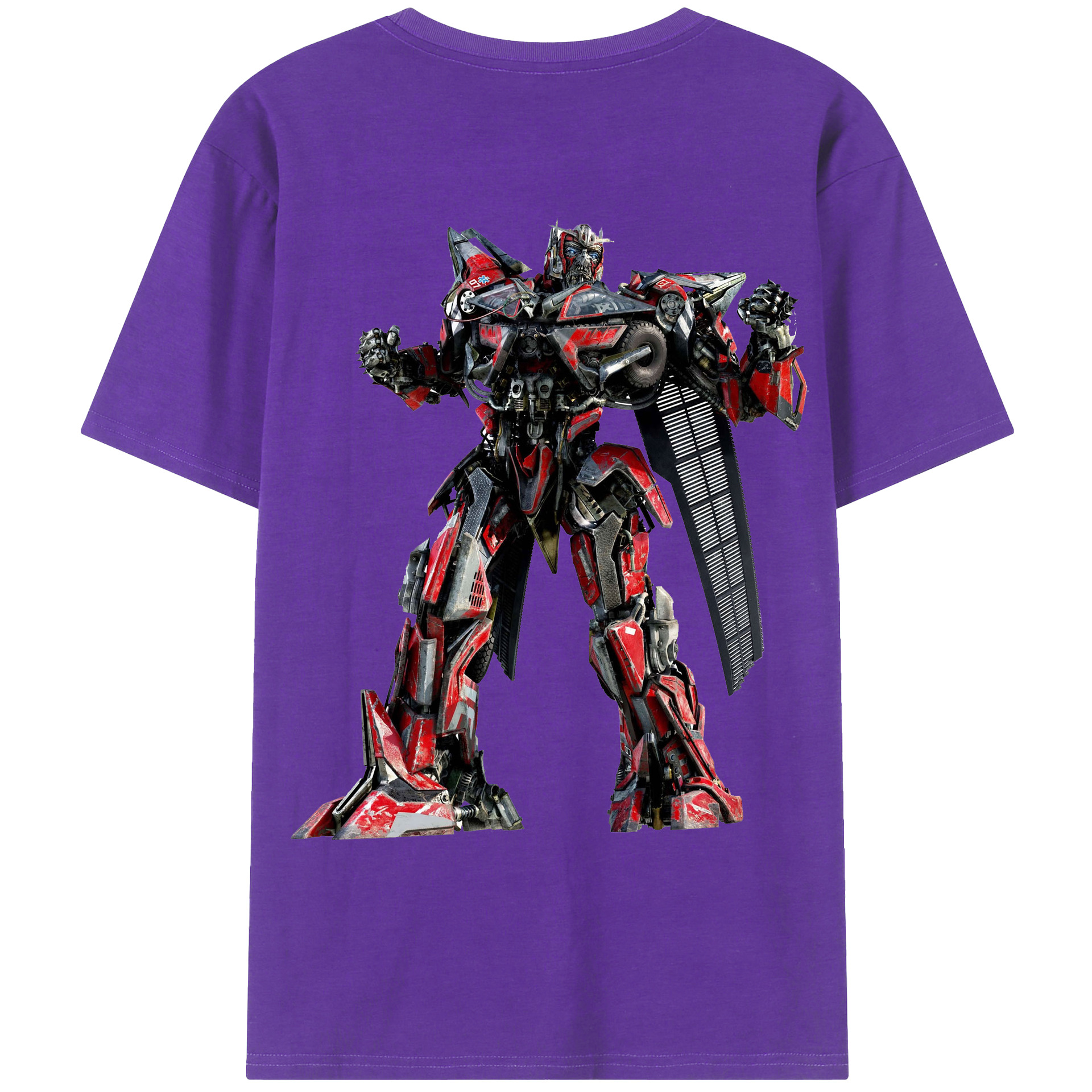 （画像用）  綿100％ メンズ半袖Tシャツ（バックプリント） 通気性