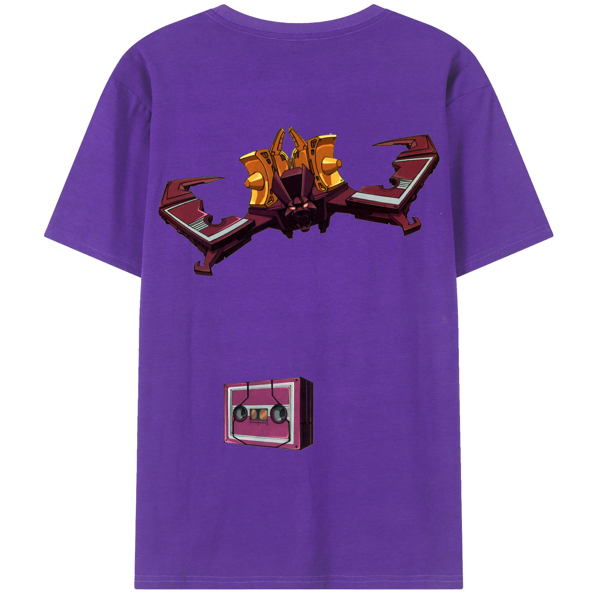 （画像用）  綿100％ メンズ半袖Tシャツ（バックプリント） 通気性