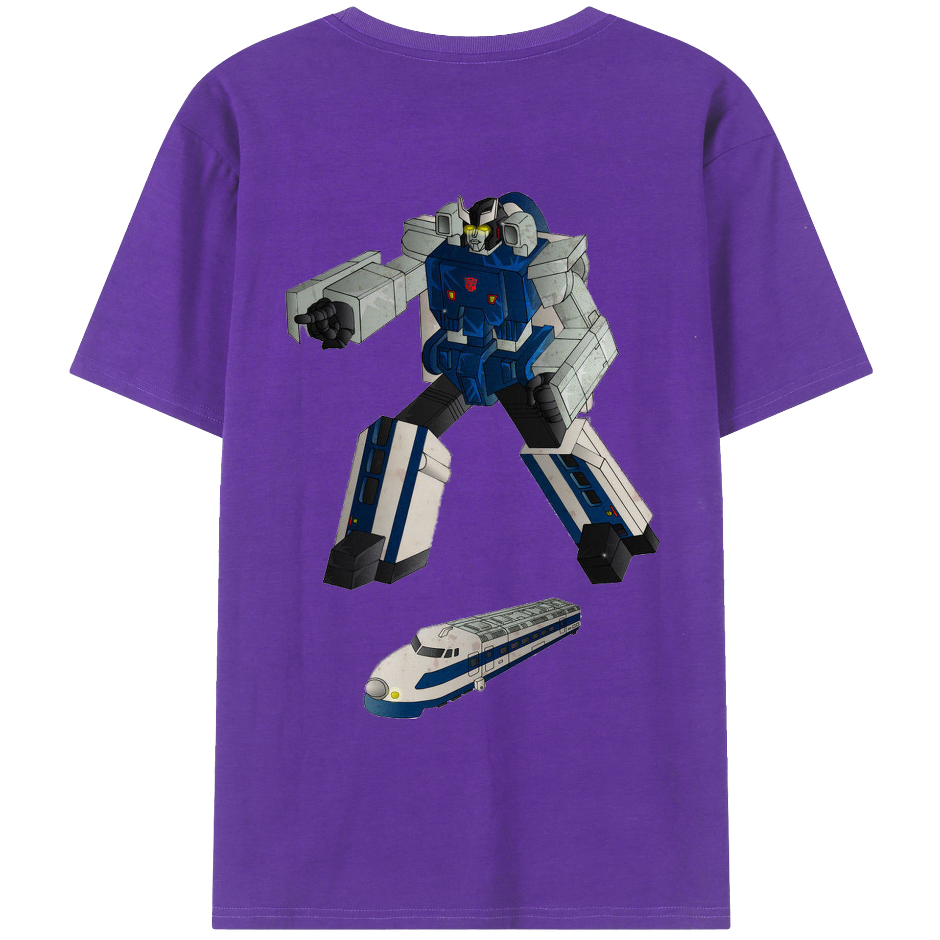 （画像用）  綿100％ メンズ半袖Tシャツ（バックプリント） 通気性