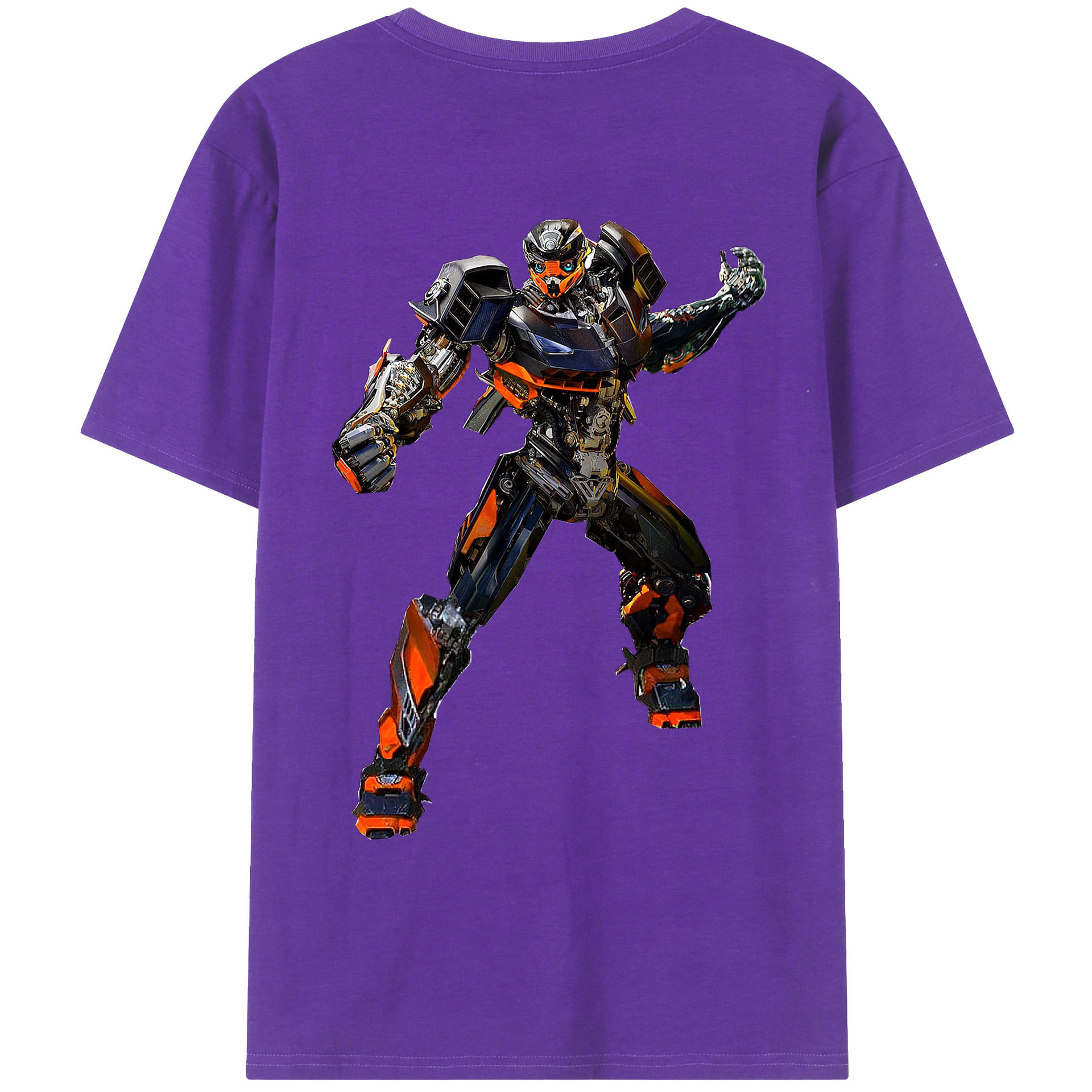 （画像用）  綿100％ メンズ半袖Tシャツ（バックプリント） 通気性