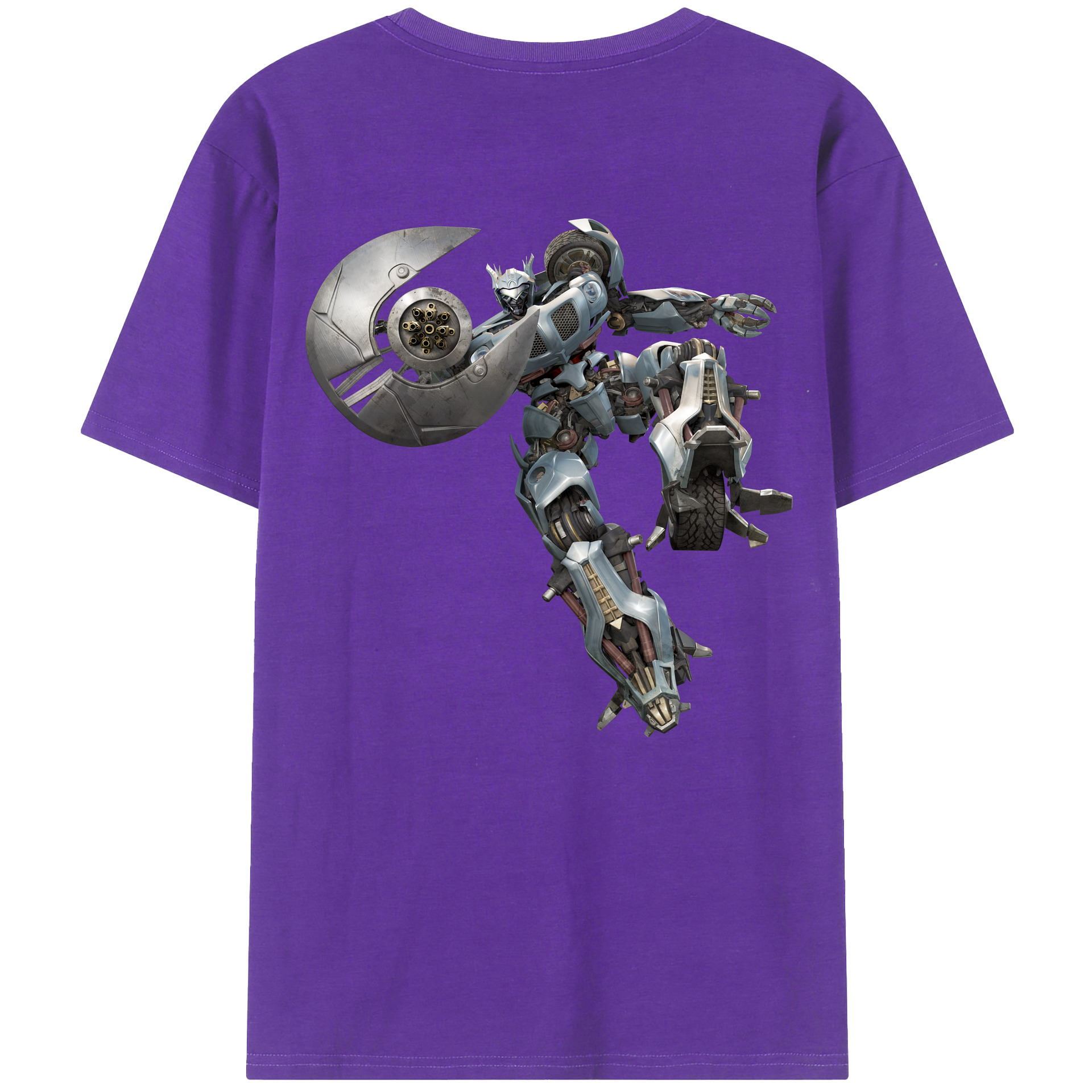 （画像用）  綿100％ メンズ半袖Tシャツ（バックプリント） 通気性