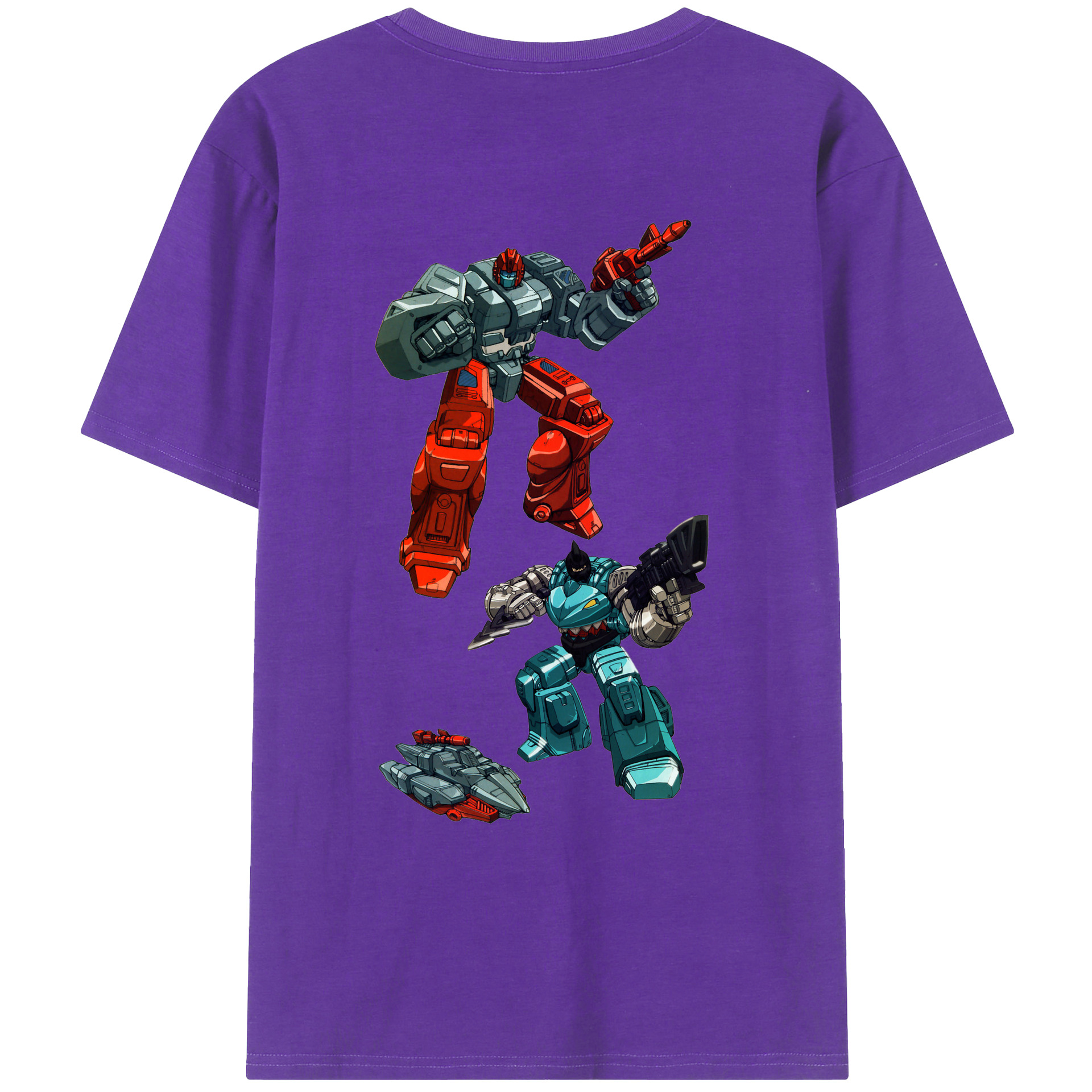（画像用）  綿100％ メンズ半袖Tシャツ（バックプリント） 通気性