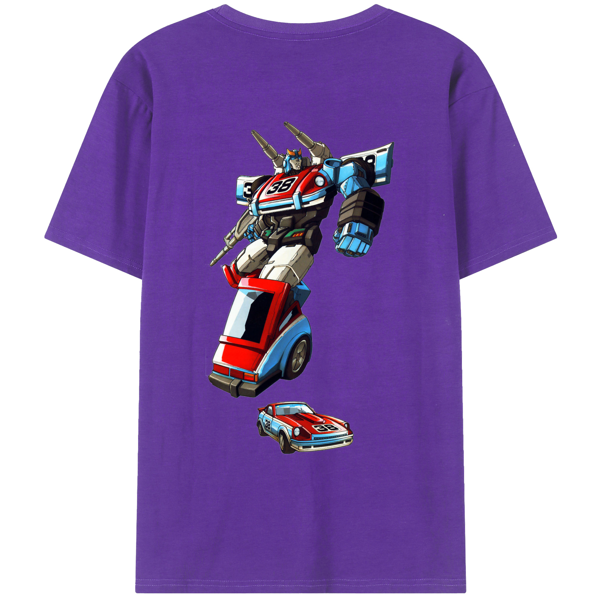 （画像用）  綿100％ メンズ半袖Tシャツ（バックプリント） 通気性