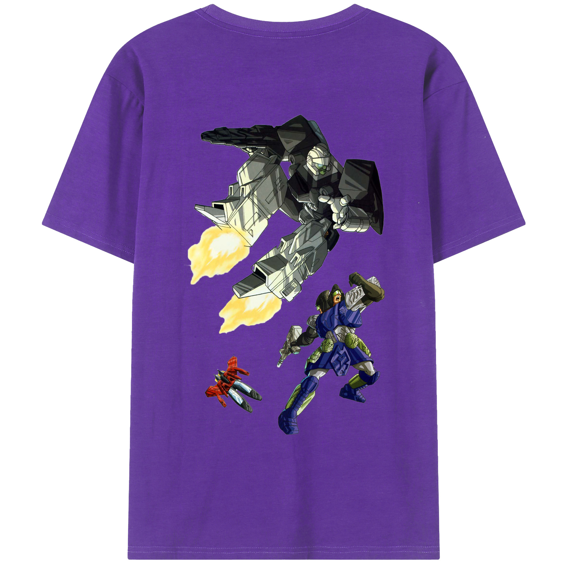 （画像用）  綿100％ メンズ半袖Tシャツ（バックプリント） 通気性