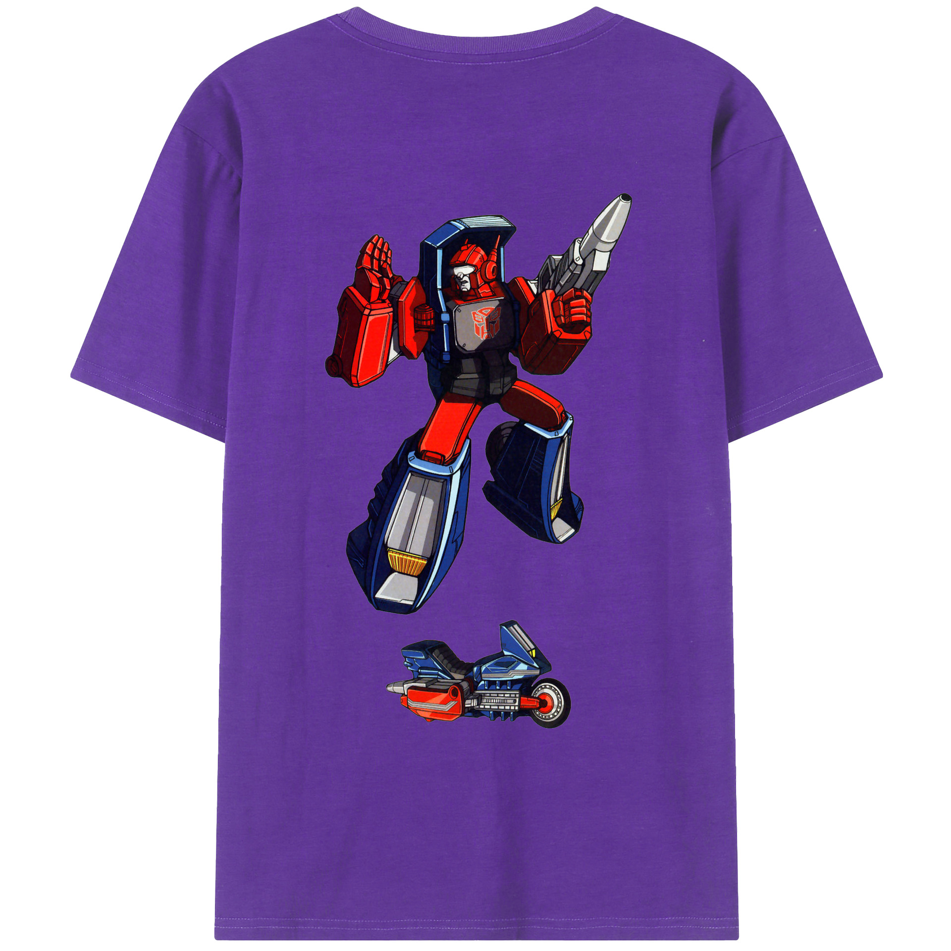 （画像用）  綿100％ メンズ半袖Tシャツ（バックプリント） 通気性