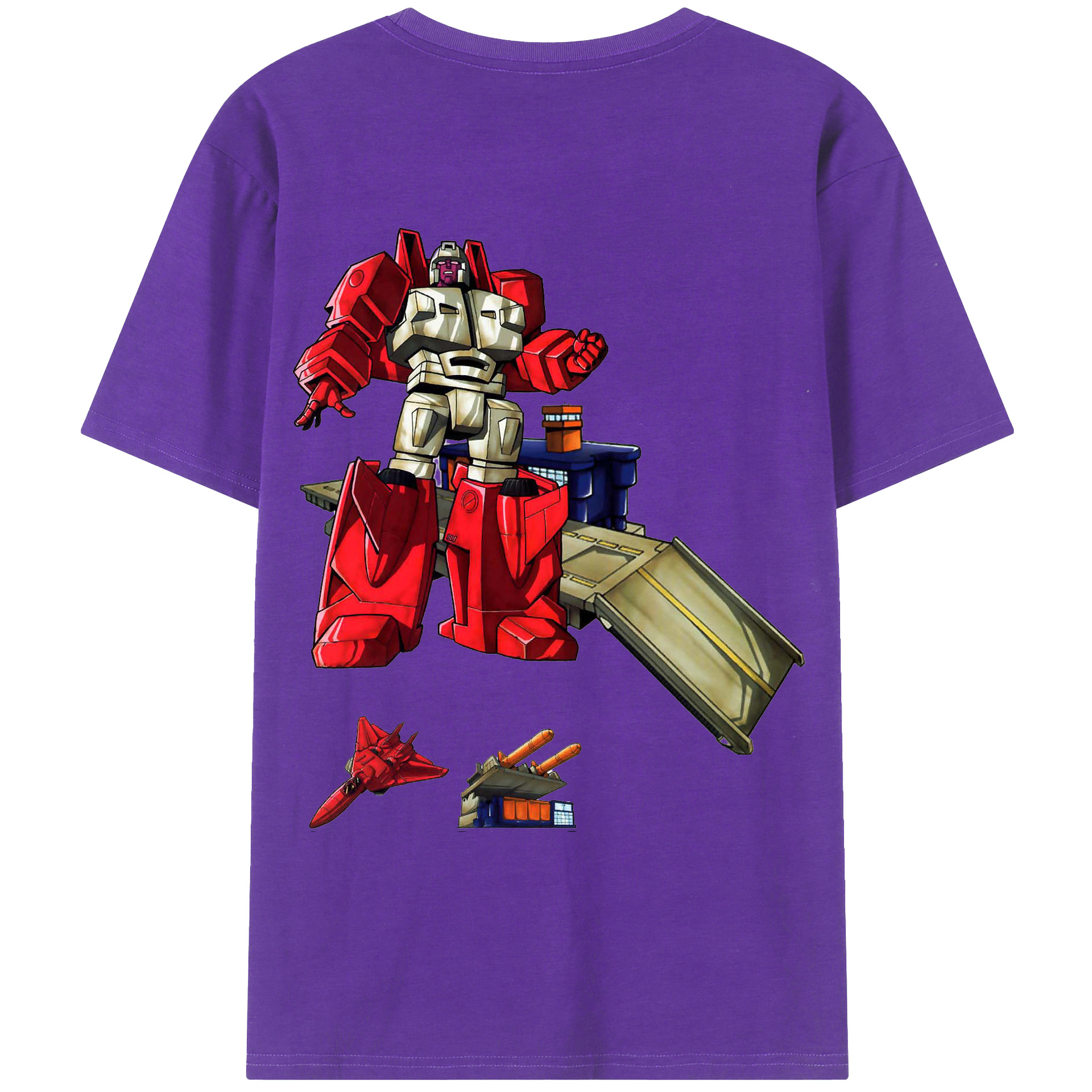 （画像用）  綿100％ メンズ半袖Tシャツ（バックプリント） 通気性
