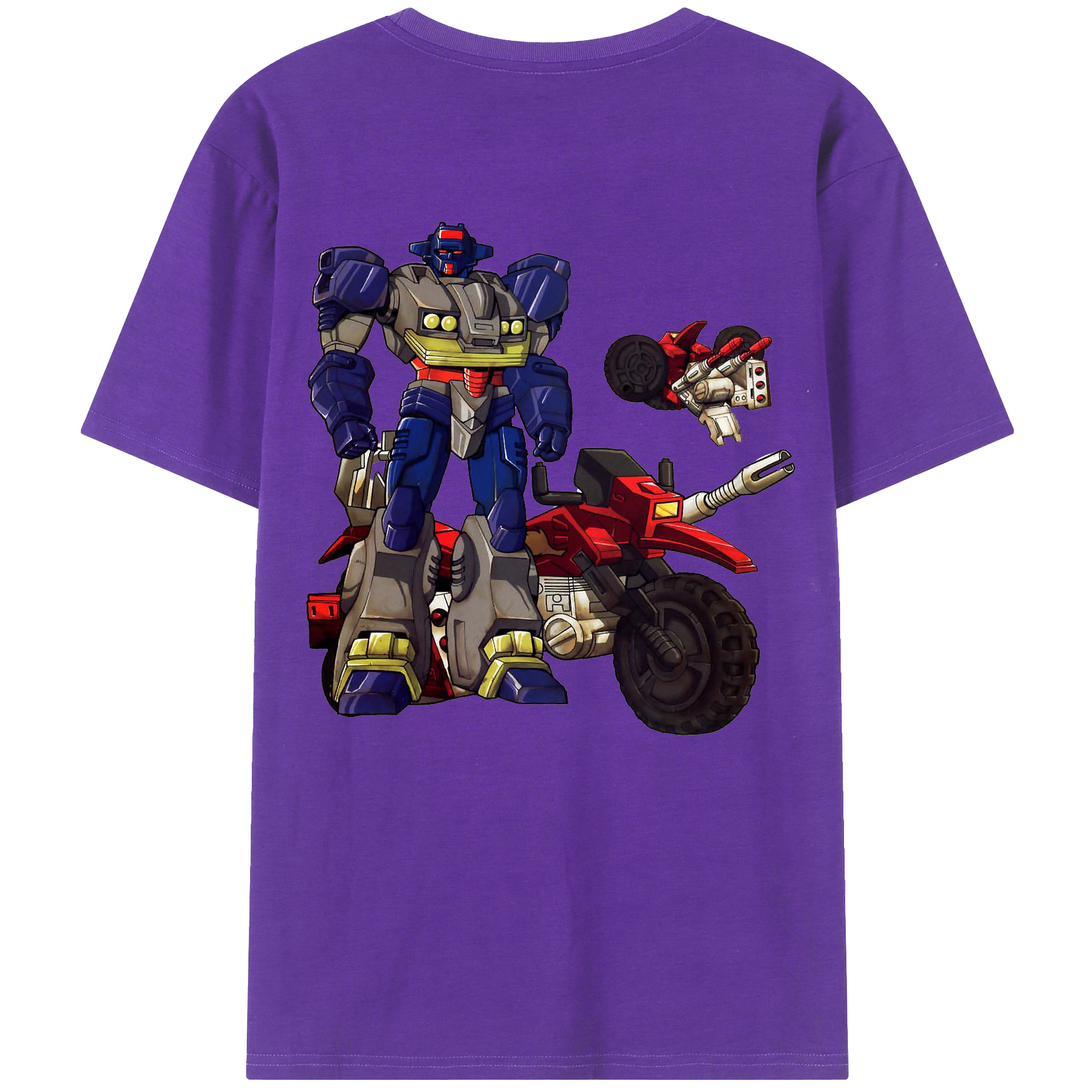 （画像用）  綿100％ メンズ半袖Tシャツ（バックプリント） 通気性