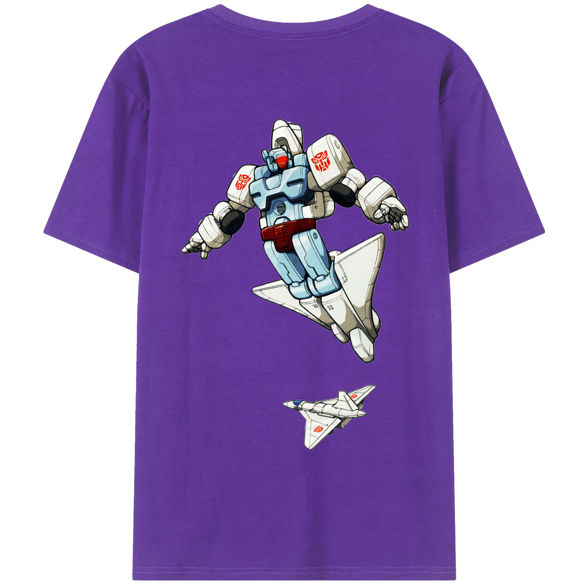 （画像用）  綿100％ メンズ半袖Tシャツ（バックプリント） 通気性