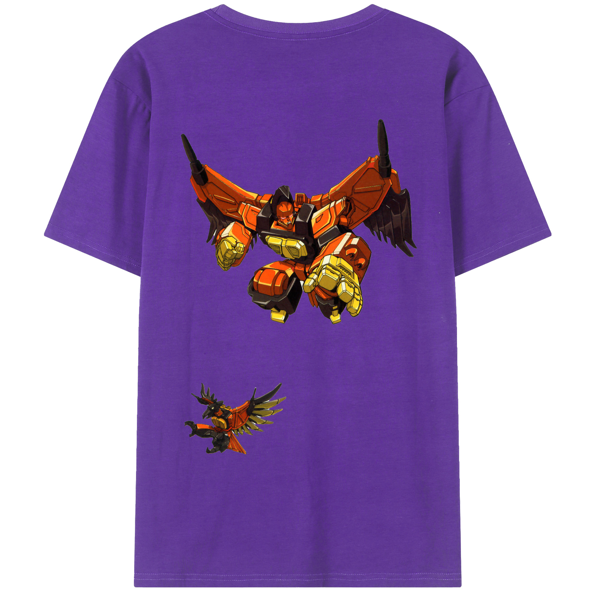 （画像用）  綿100％ メンズ半袖Tシャツ（バックプリント） 通気性