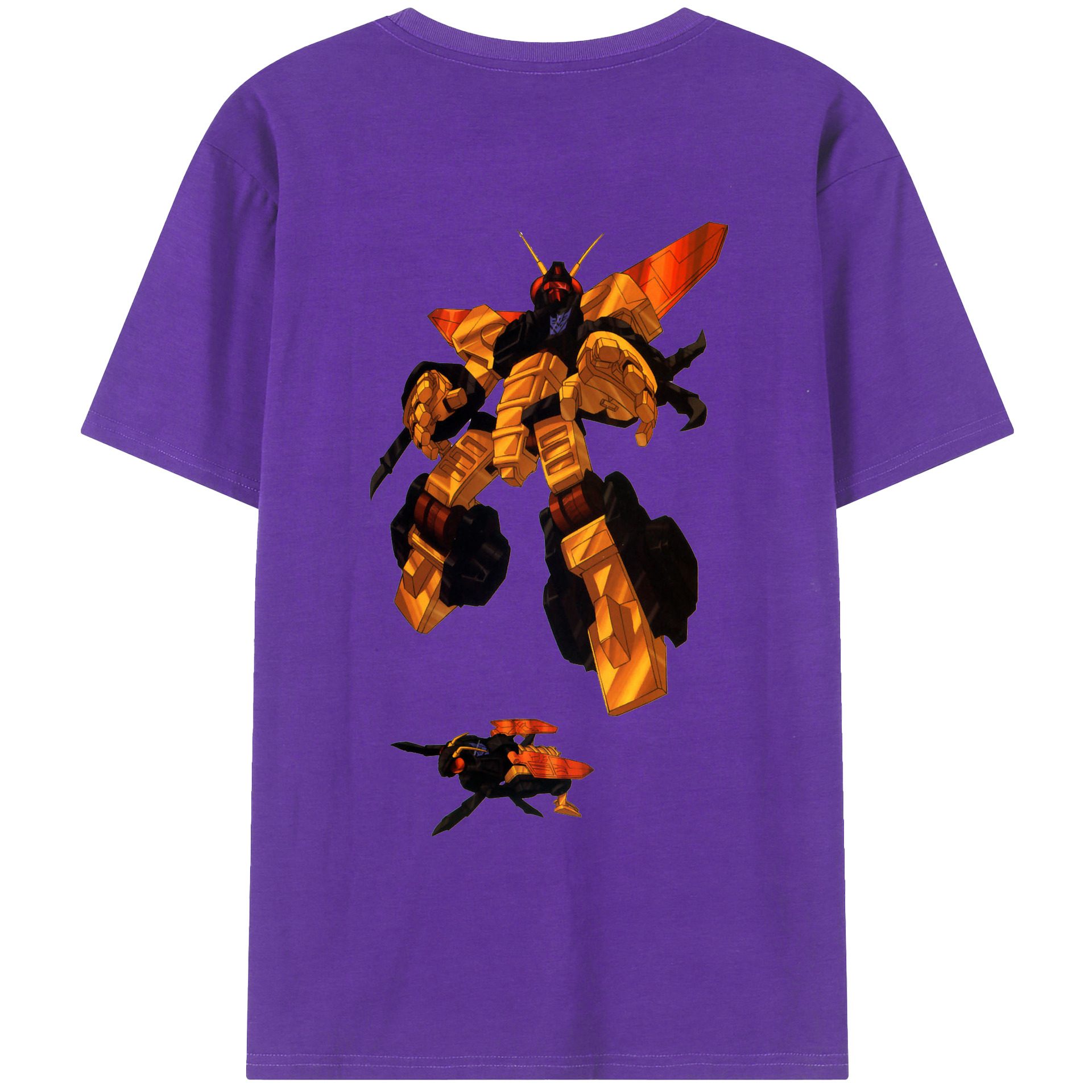 （画像用）  綿100％ メンズ半袖Tシャツ（バックプリント） 通気性