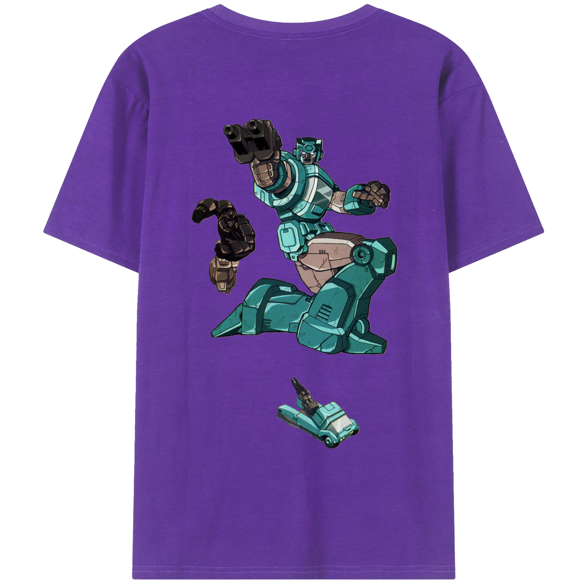 （画像用）  綿100％ メンズ半袖Tシャツ（バックプリント） 通気性