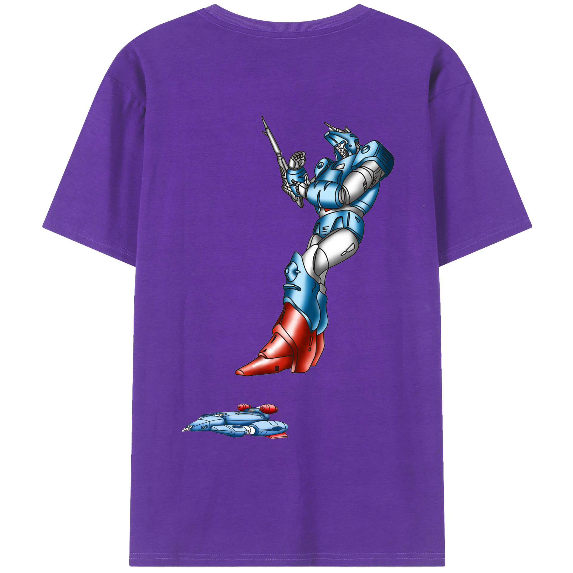 （画像用）  綿100％ メンズ半袖Tシャツ（バックプリント） 通気性