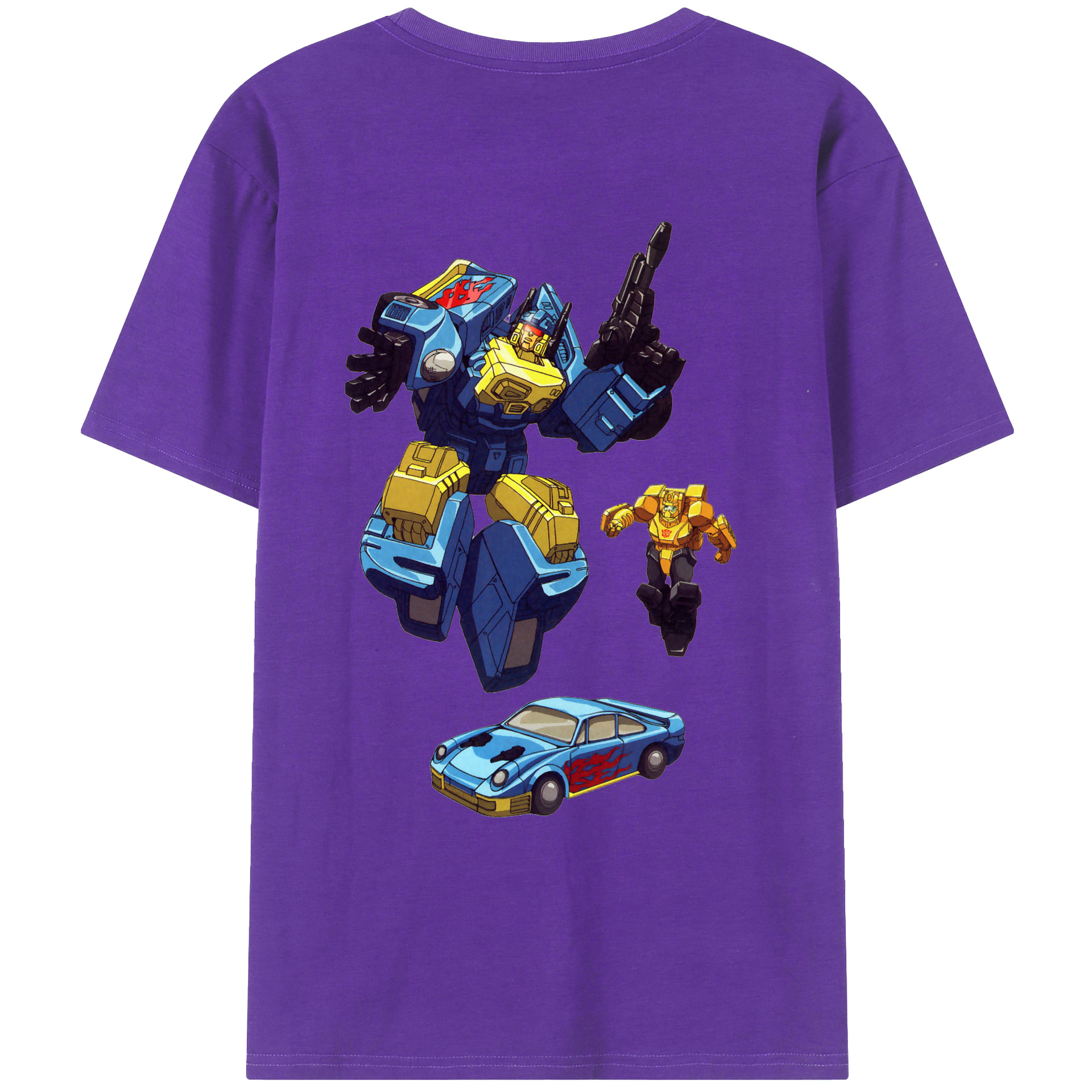 （画像用）  綿100％ メンズ半袖Tシャツ（バックプリント） 通気性