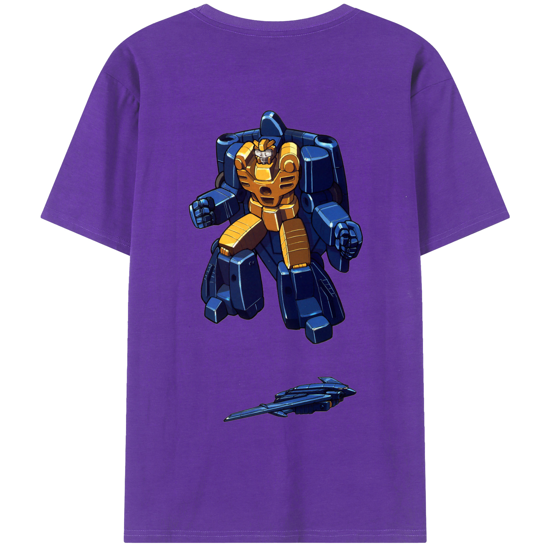 （画像用）  綿100％ メンズ半袖Tシャツ（バックプリント） 通気性