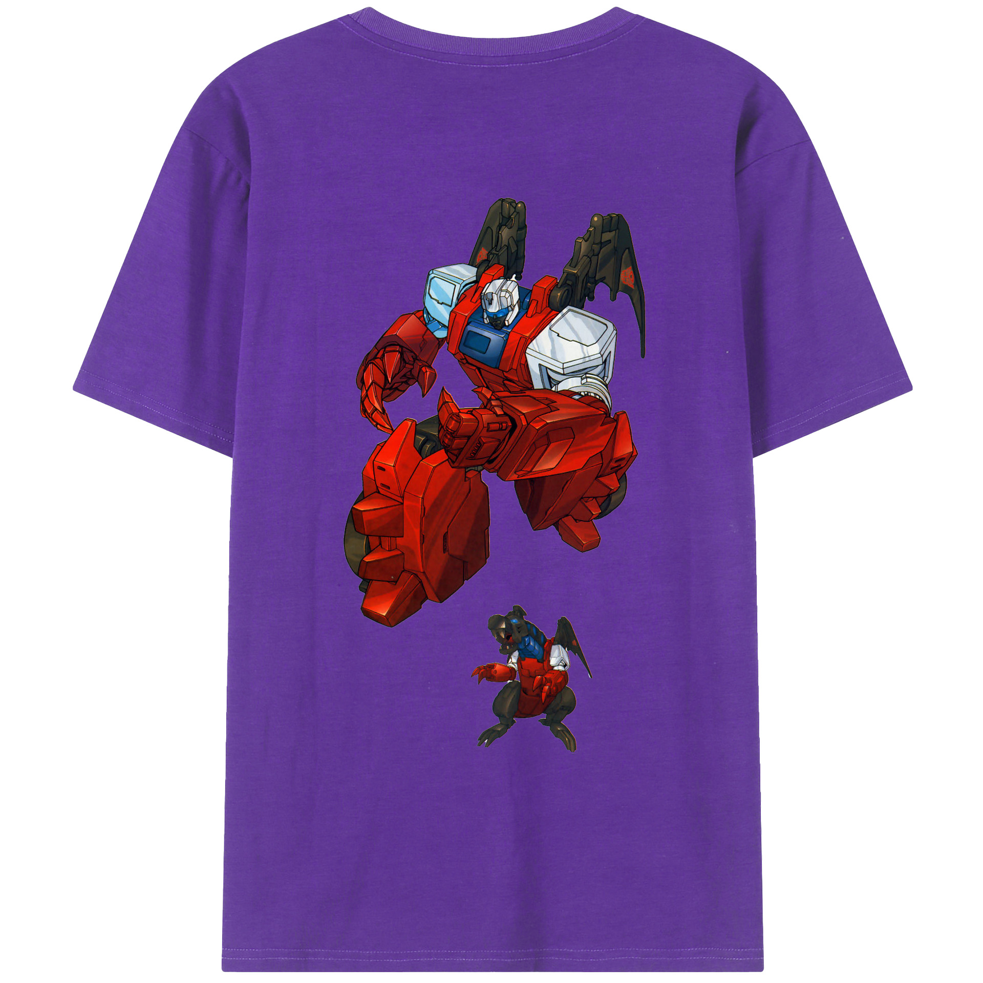 （画像用）  綿100％ メンズ半袖Tシャツ（バックプリント） 通気性