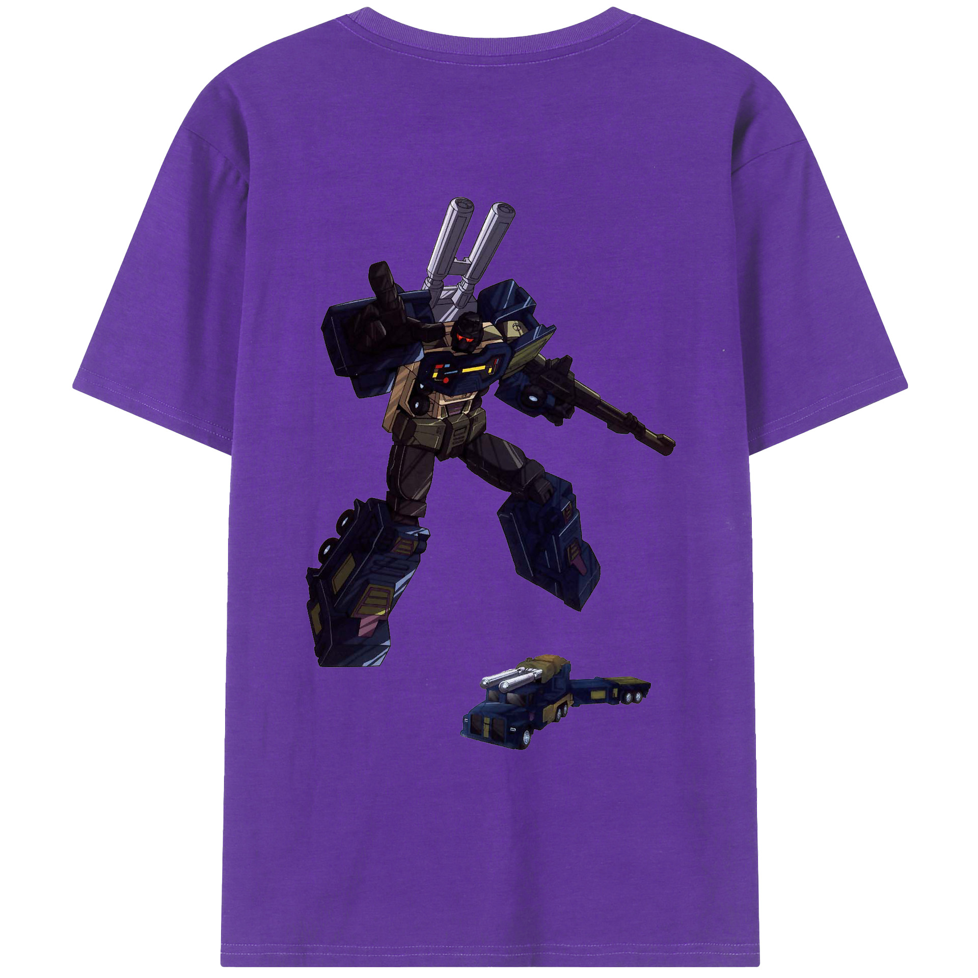（画像用）  綿100％ メンズ半袖Tシャツ（バックプリント） 通気性