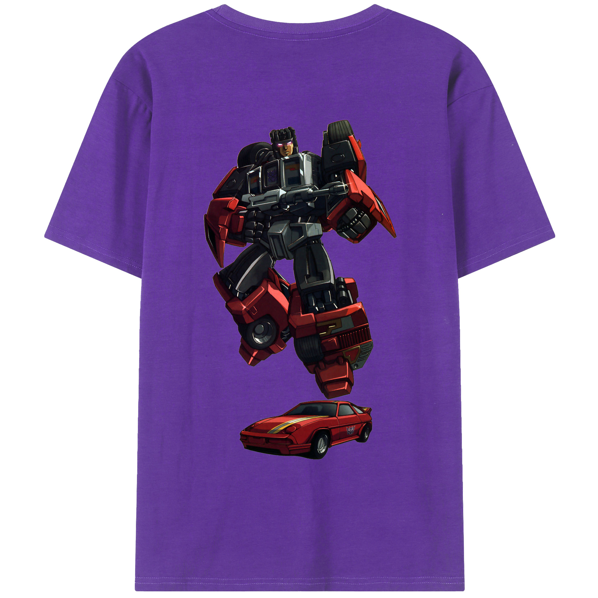 （画像用）  綿100％ メンズ半袖Tシャツ（バックプリント） 通気性