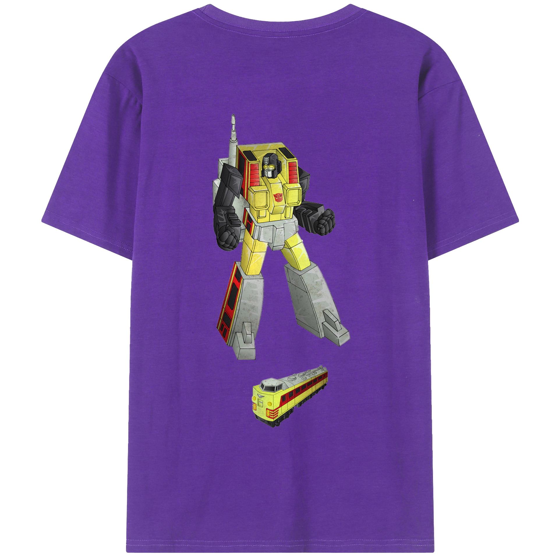 （画像用）  綿100％ メンズ半袖Tシャツ（バックプリント） 通気性