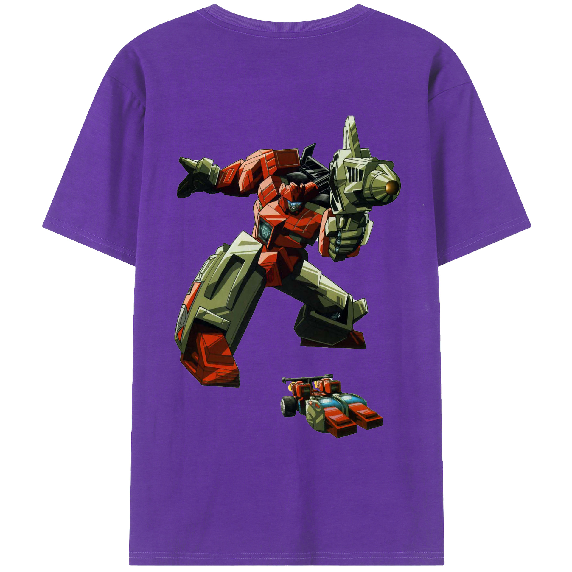（画像用）  綿100％ メンズ半袖Tシャツ（バックプリント） 通気性