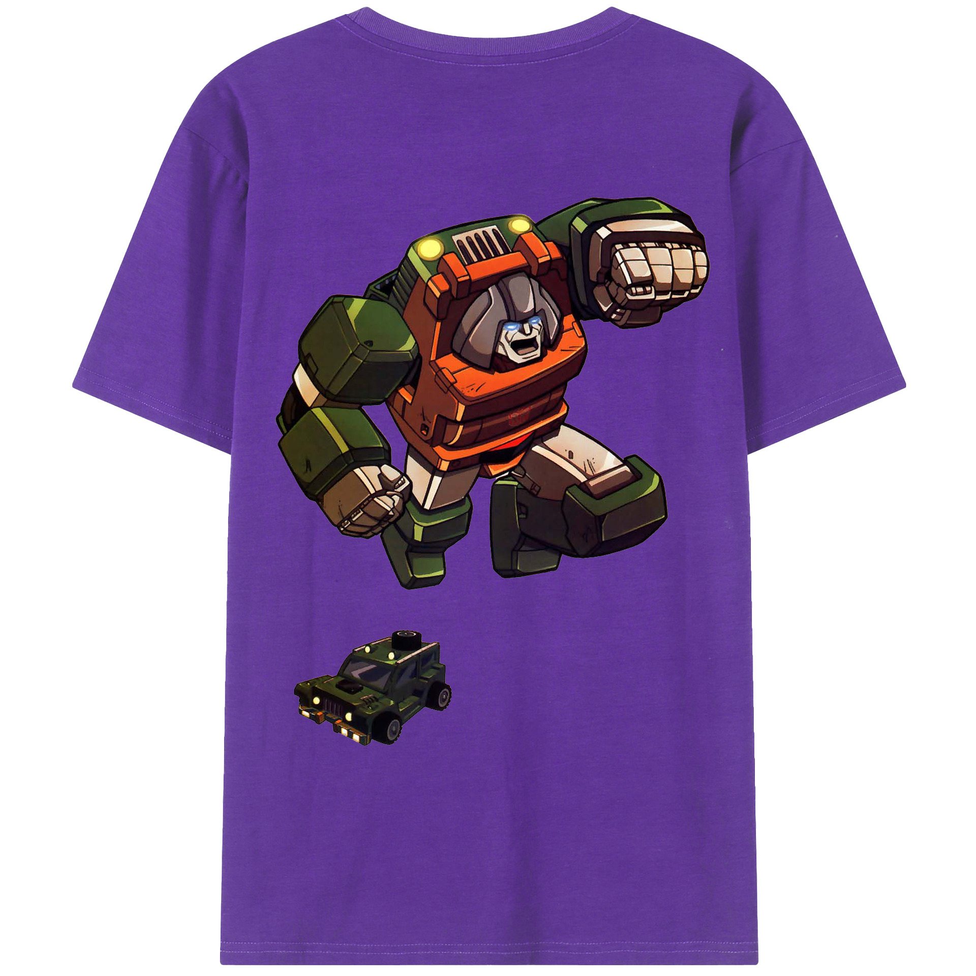 （画像用）  綿100％ メンズ半袖Tシャツ（バックプリント） 通気性