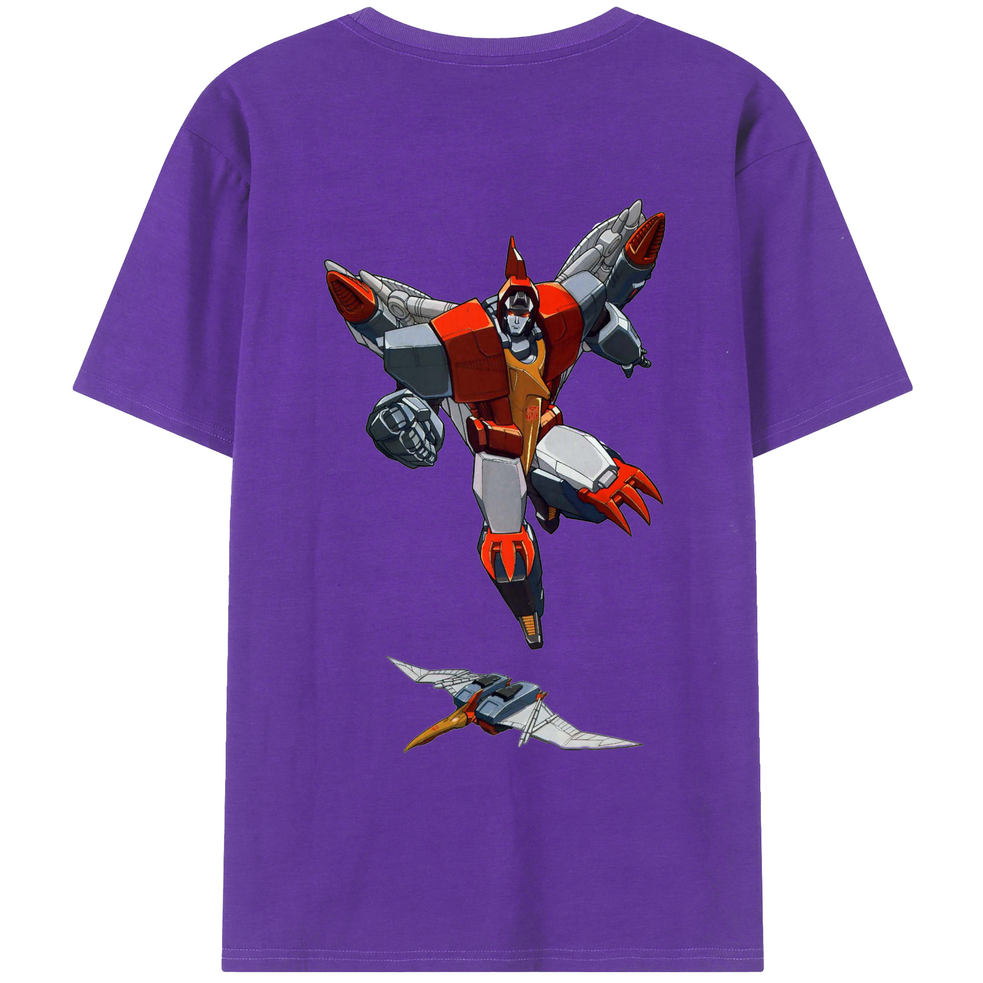（画像用）  綿100％ メンズ半袖Tシャツ（バックプリント） 通気性