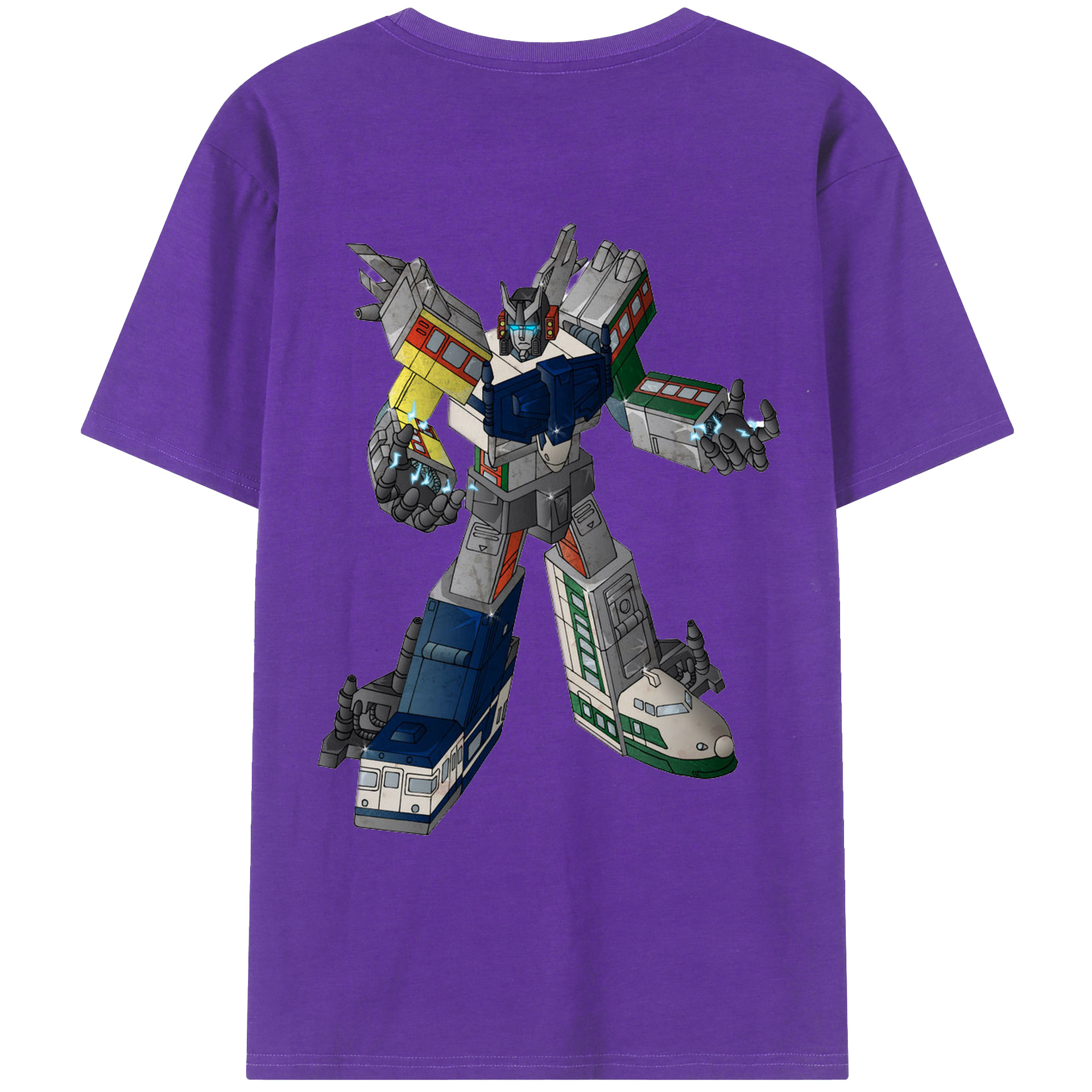 （画像用）  綿100％ メンズ半袖Tシャツ（バックプリント） 通気性
