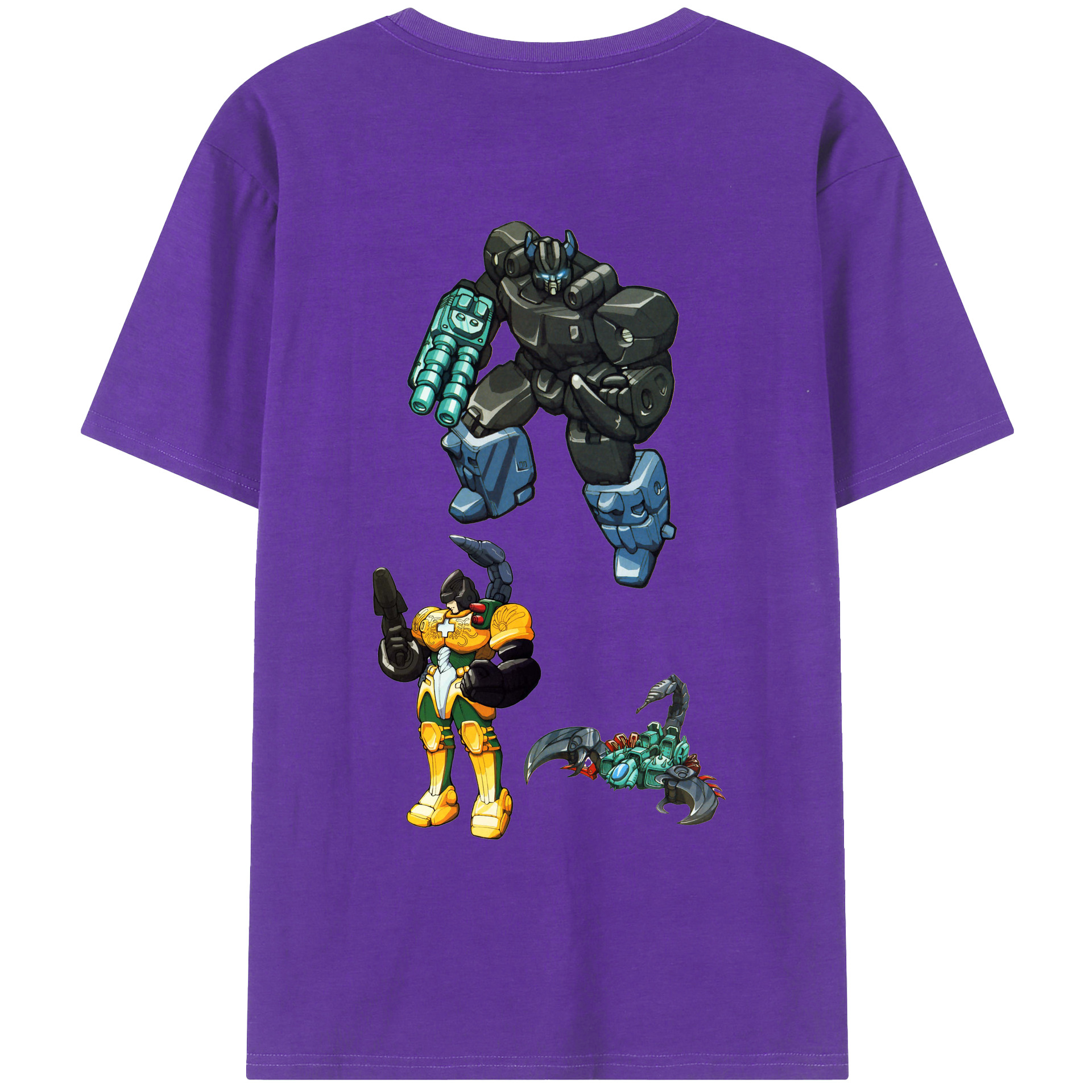 （画像用）  綿100％ メンズ半袖Tシャツ（バックプリント） 通気性