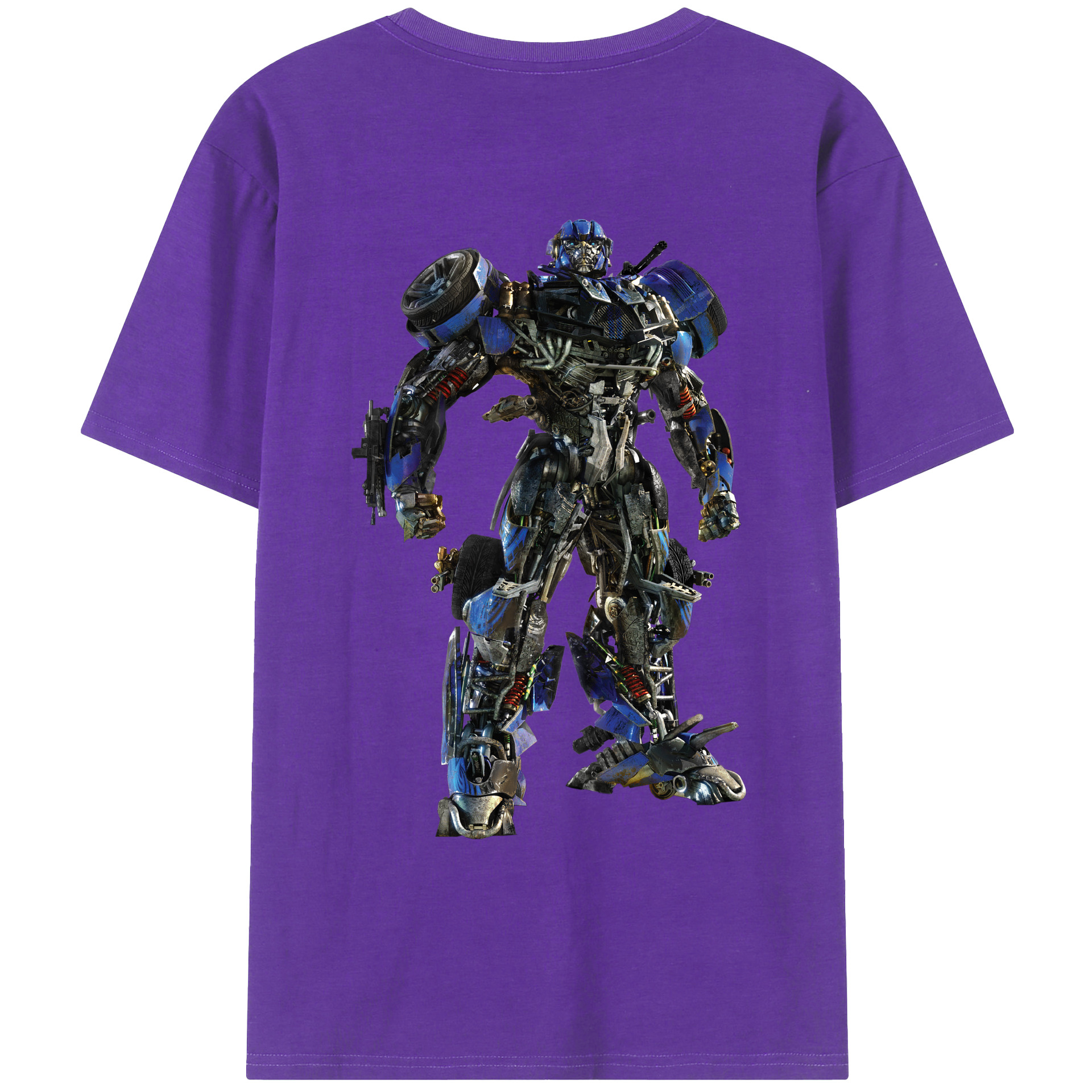 （画像用）  綿100％ メンズ半袖Tシャツ（バックプリント） 通気性