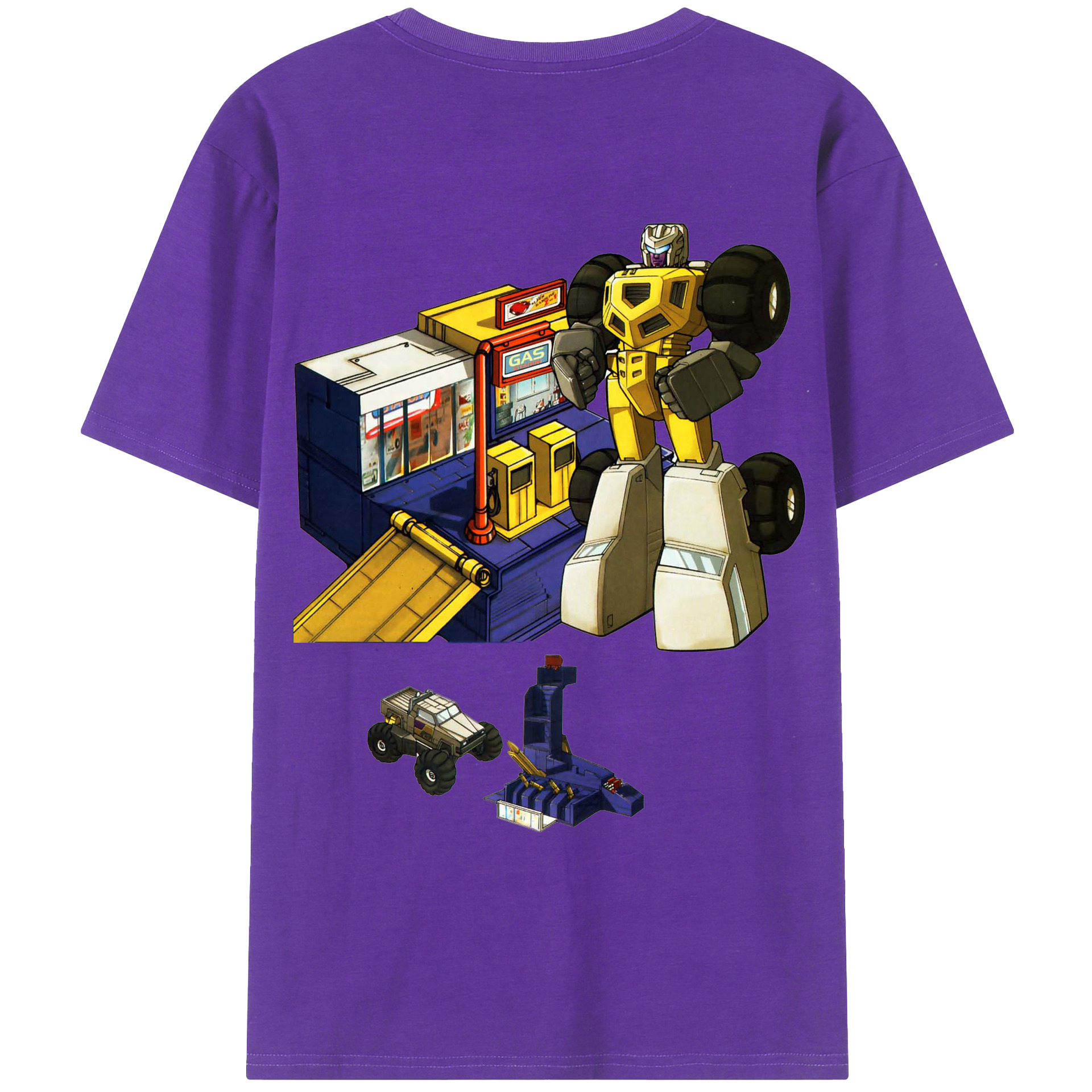 （画像用）  綿100％ メンズ半袖Tシャツ（バックプリント） 通気性