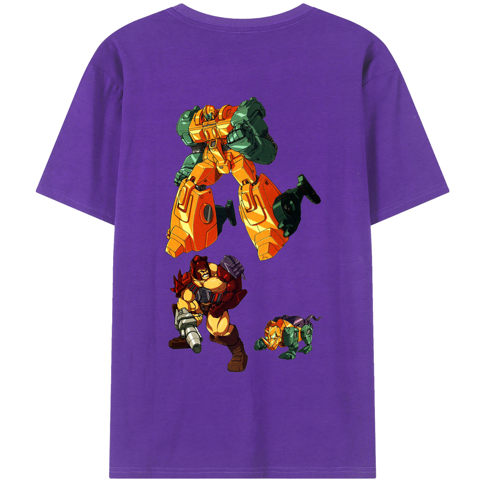 （画像用）  綿100％ メンズ半袖Tシャツ（バックプリント） 通気性