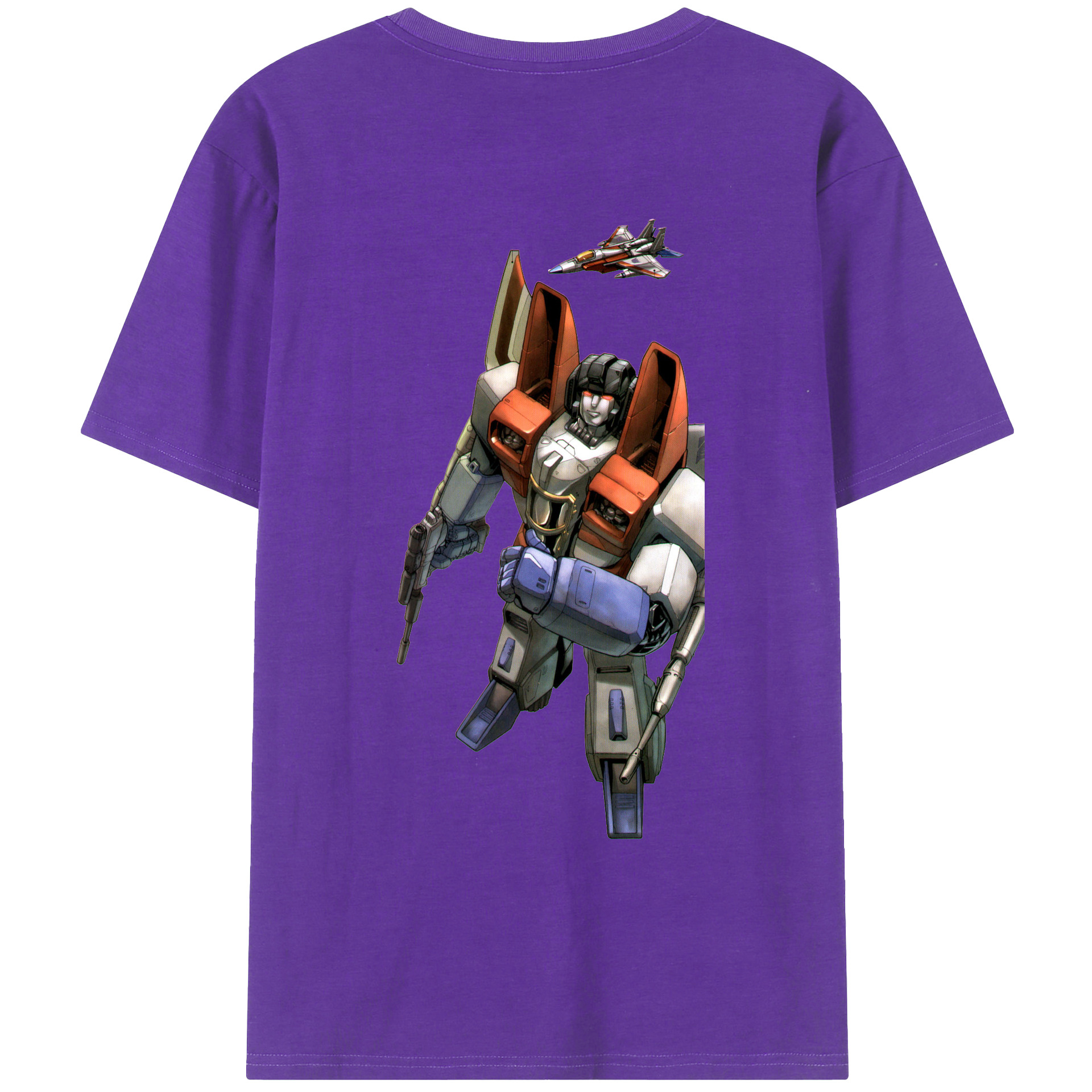 （画像用）  綿100％ メンズ半袖Tシャツ（バックプリント） 通気性