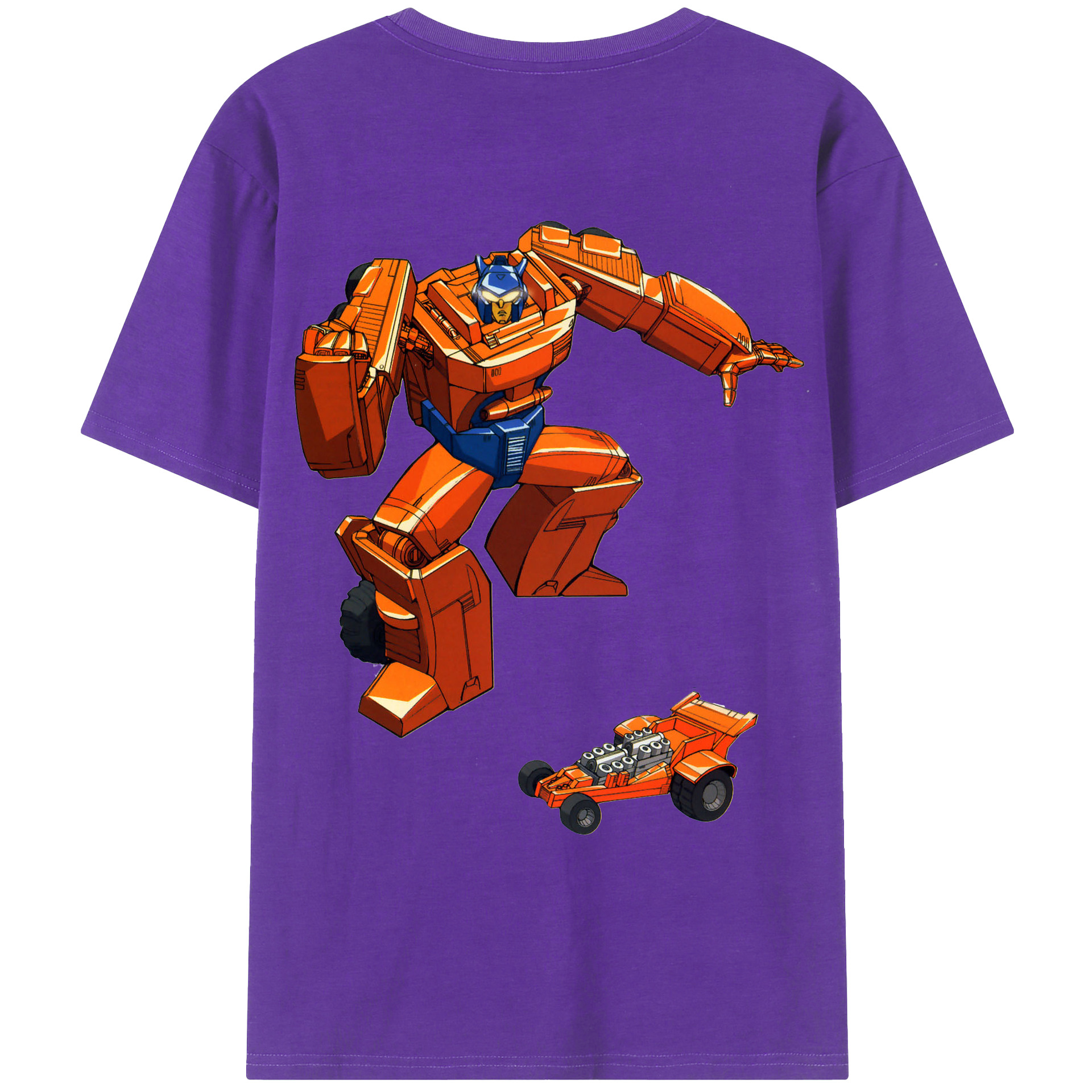 （画像用）  綿100％ メンズ半袖Tシャツ（バックプリント） 通気性