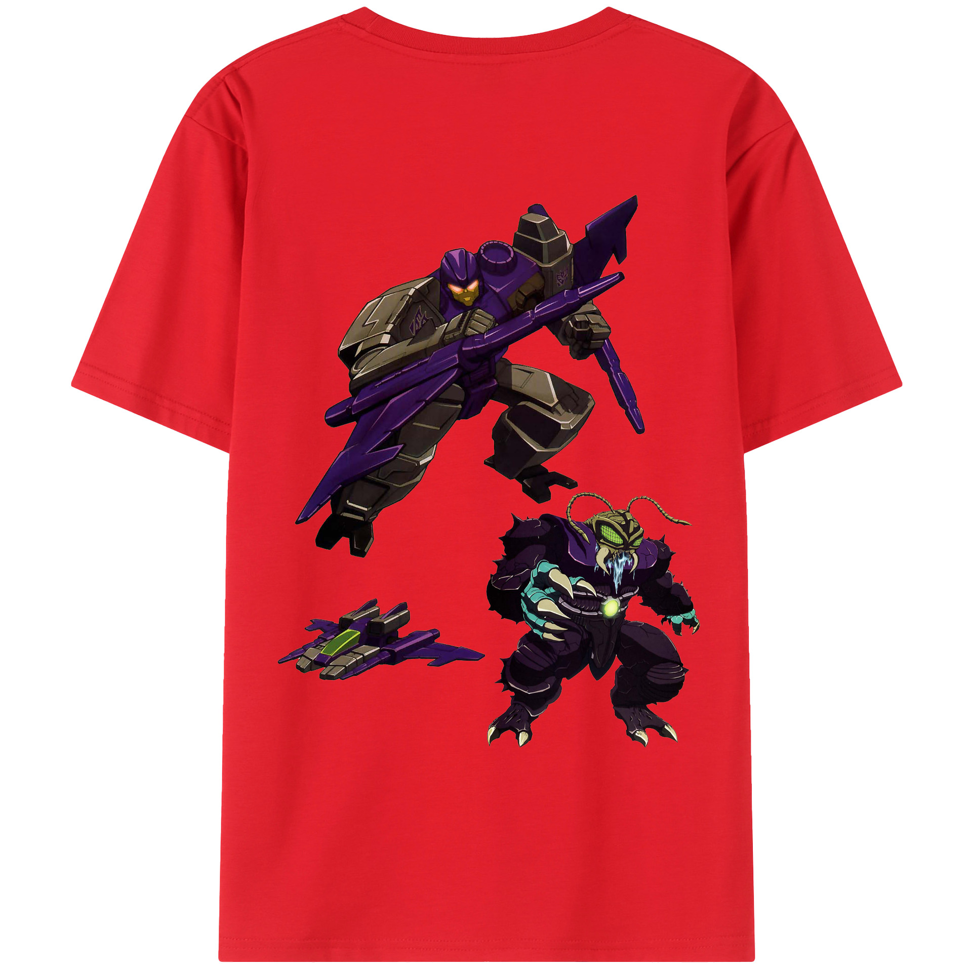 （画像用）  綿100％ メンズ半袖Tシャツ（バックプリント） 通気性