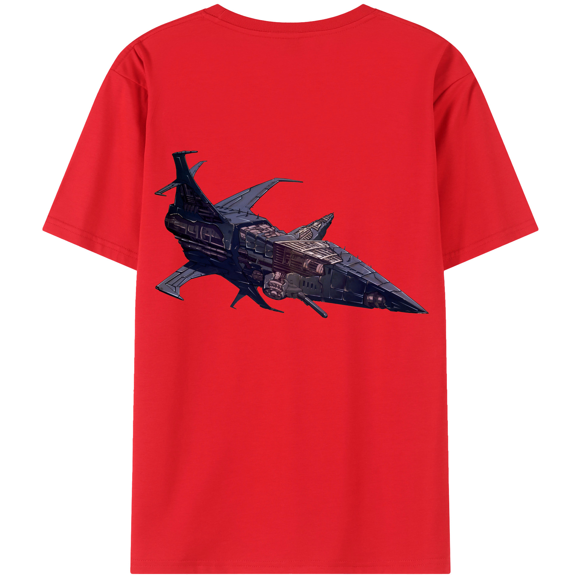 （画像用）  綿100％ メンズ半袖Tシャツ（バックプリント） 通気性