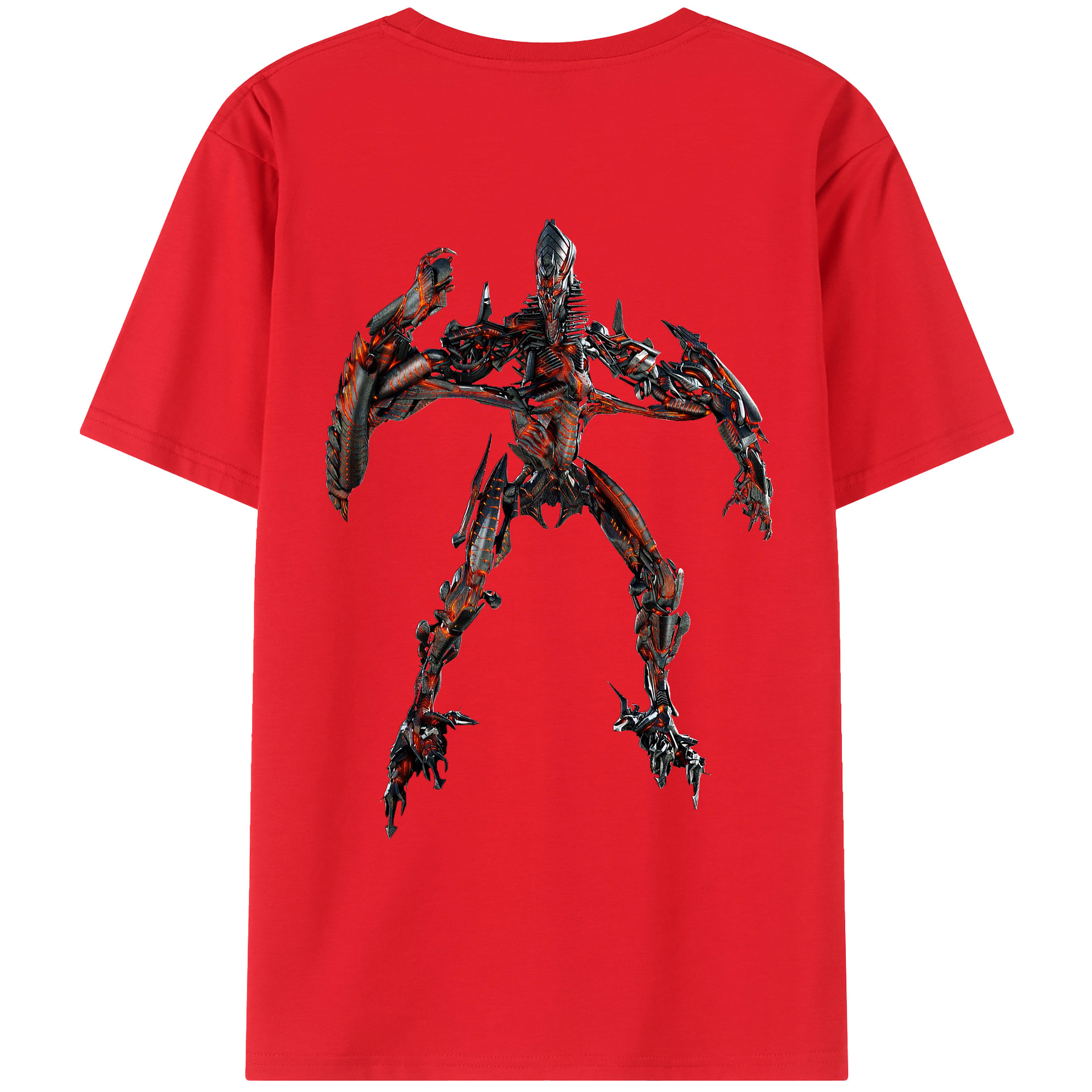 （画像用）  綿100％ メンズ半袖Tシャツ（バックプリント） 通気性