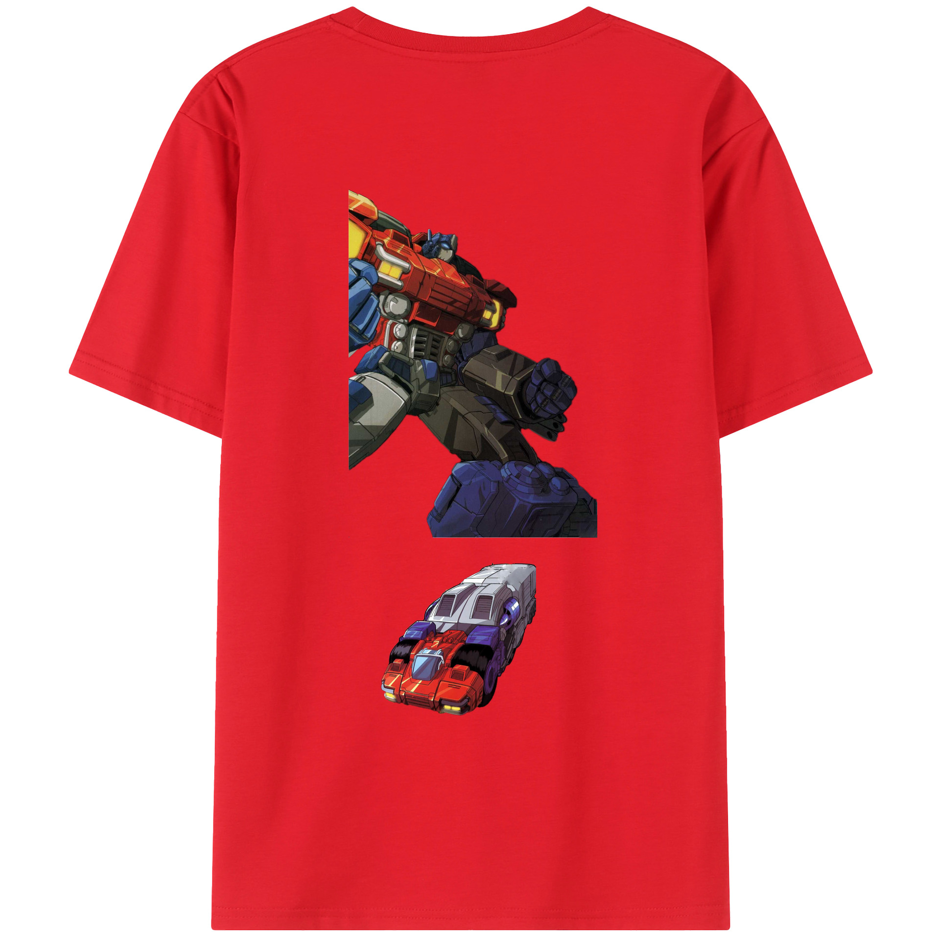 （画像用）  綿100％ メンズ半袖Tシャツ（バックプリント） 通気性