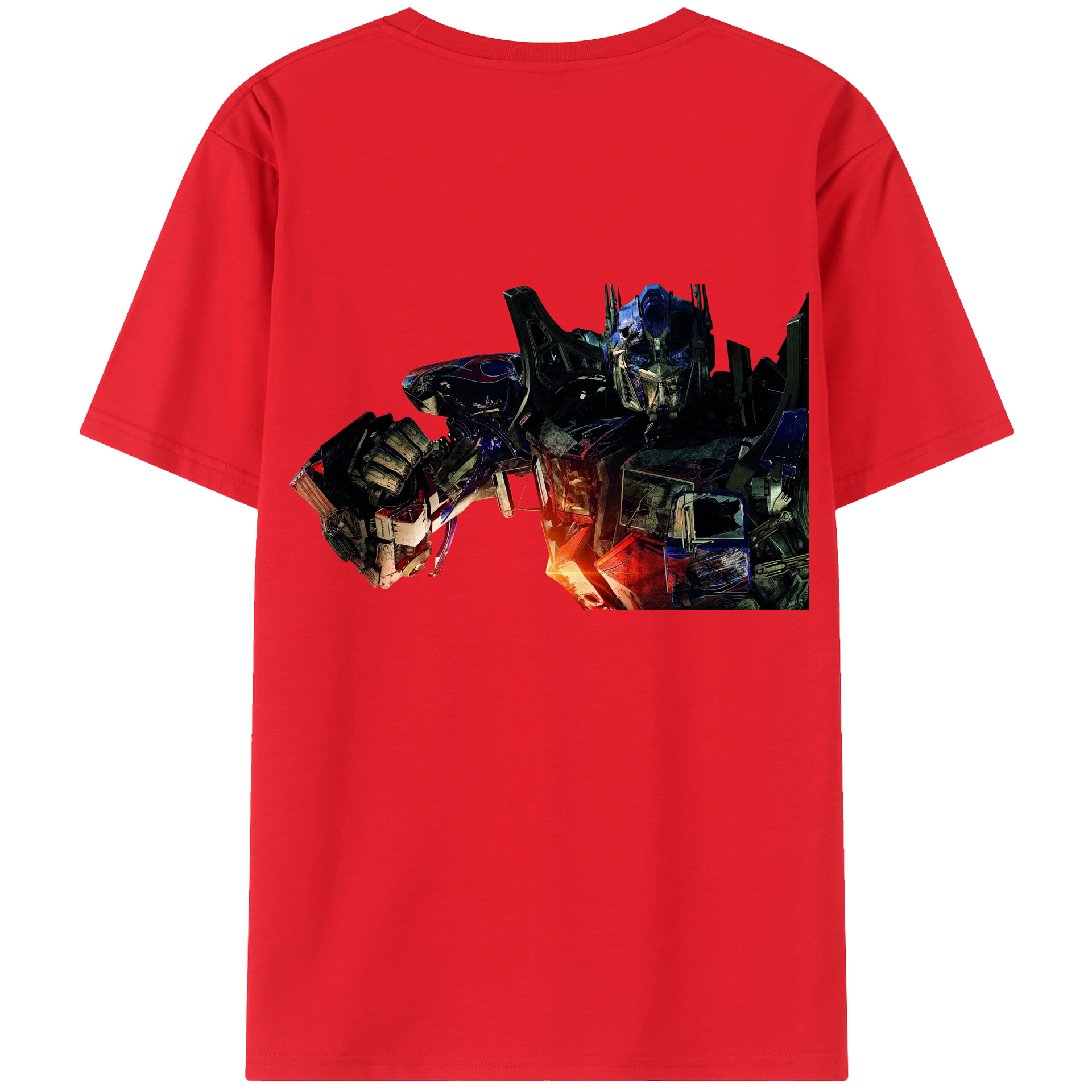 （画像用）  綿100％ メンズ半袖Tシャツ（バックプリント） 通気性