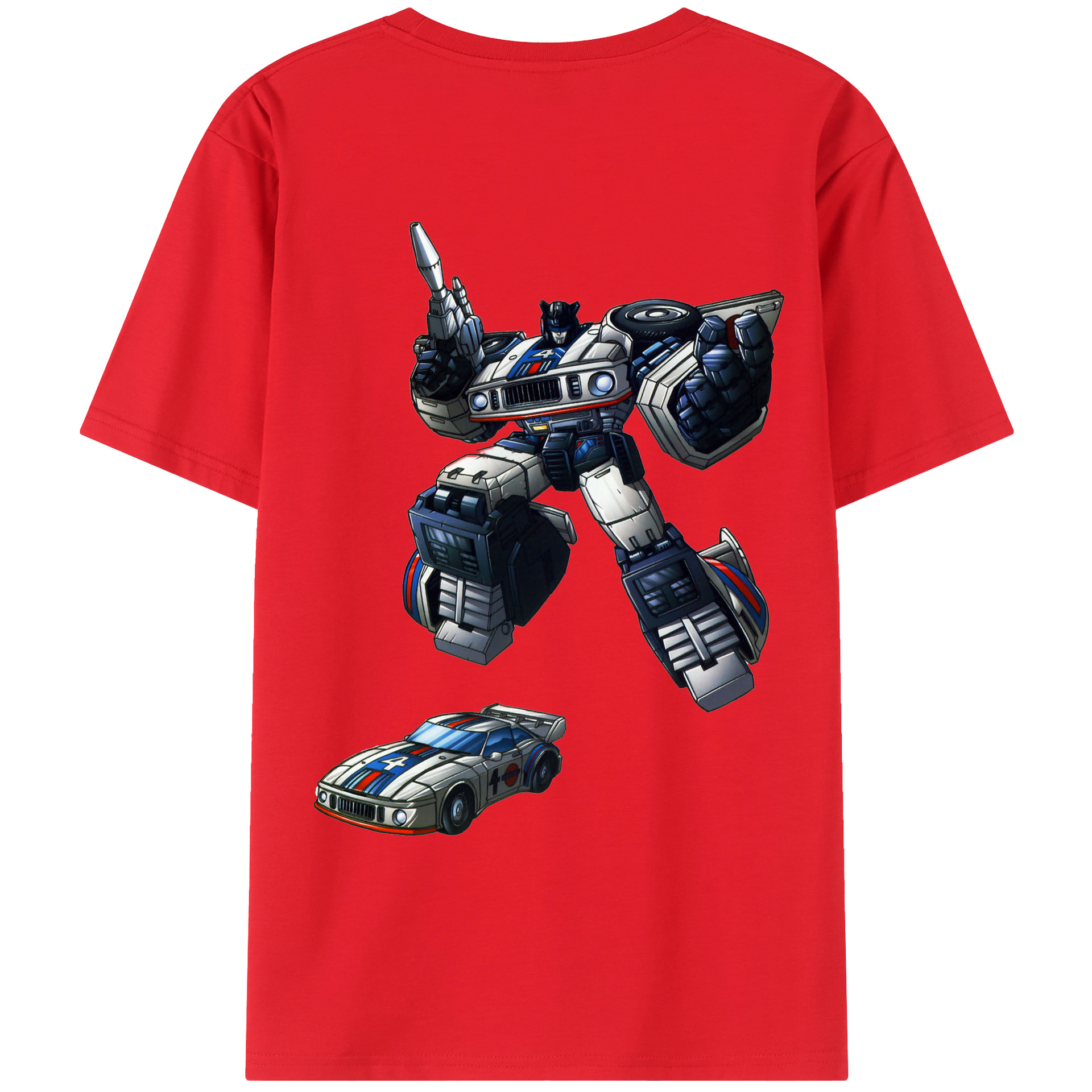 （画像用）  綿100％ メンズ半袖Tシャツ（バックプリント） 通気性