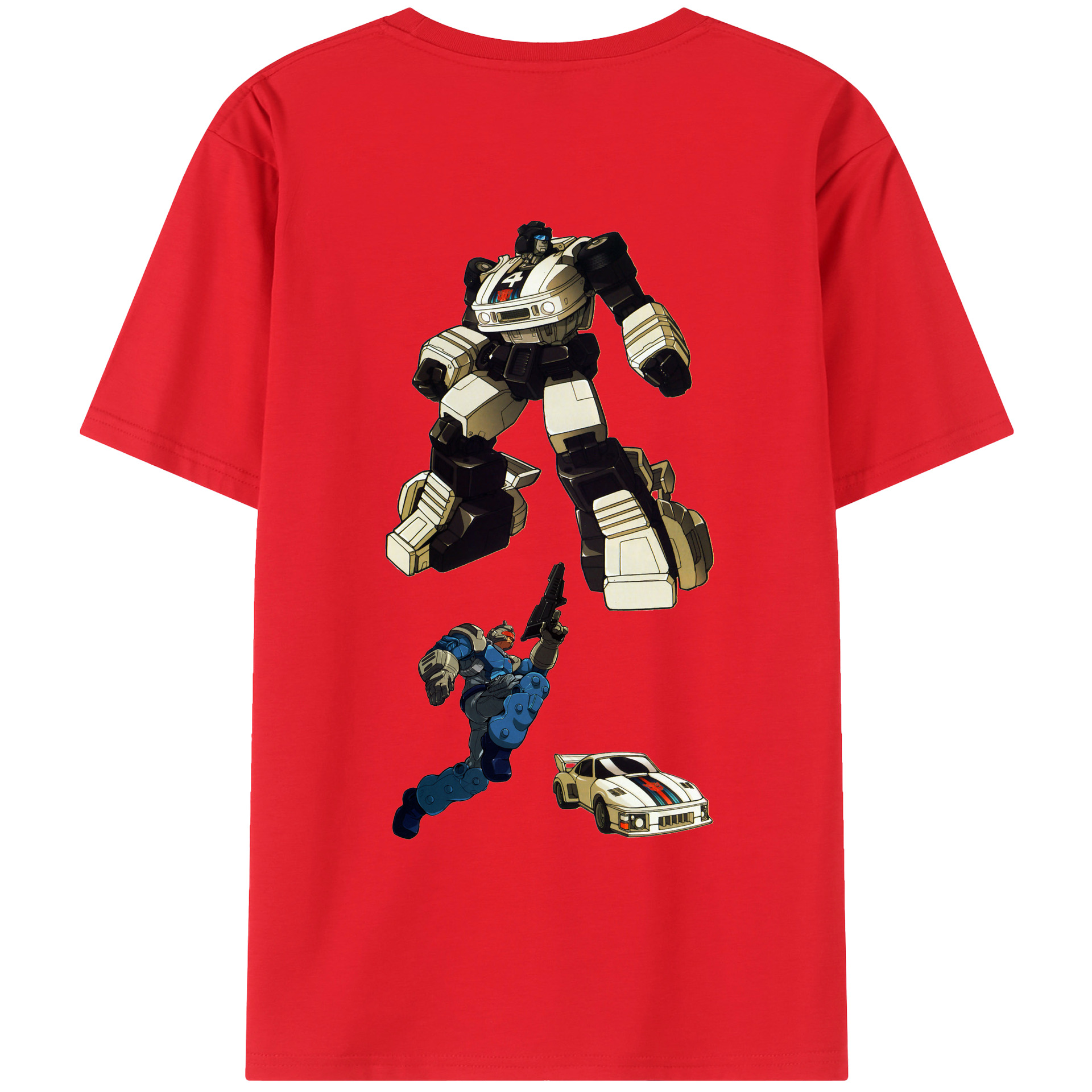（画像用）  綿100％ メンズ半袖Tシャツ（バックプリント） 通気性