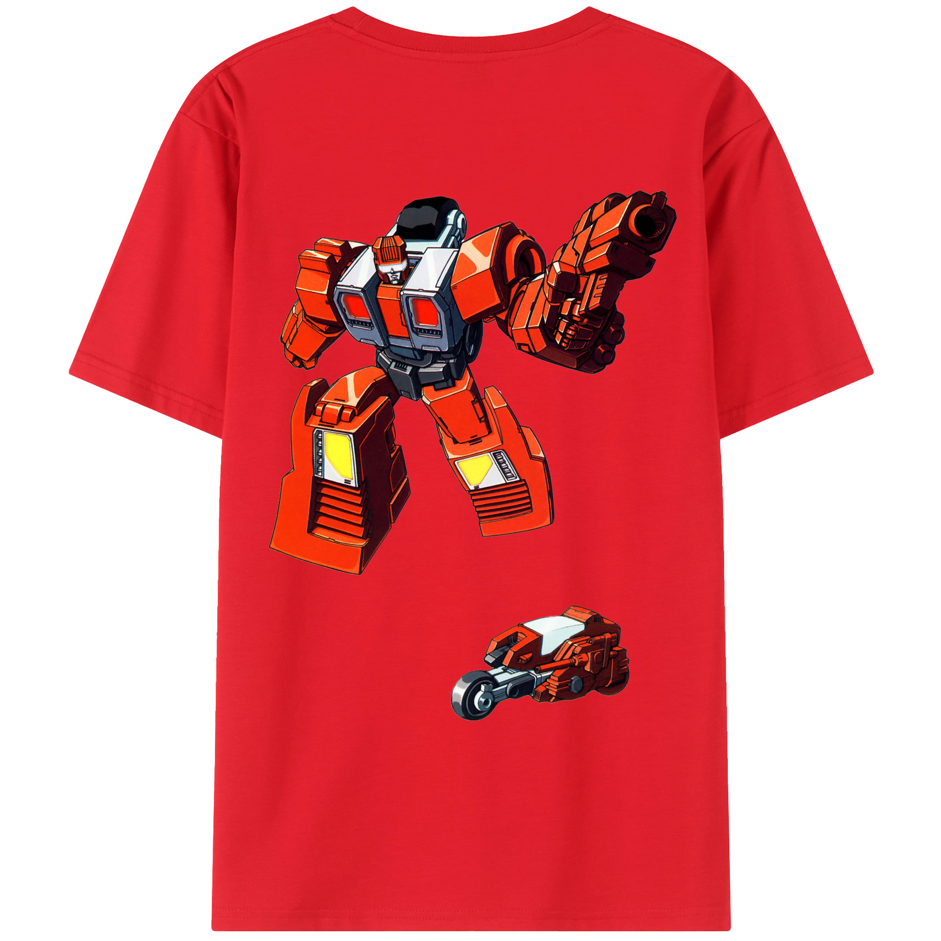 （画像用）  綿100％ メンズ半袖Tシャツ（バックプリント） 通気性