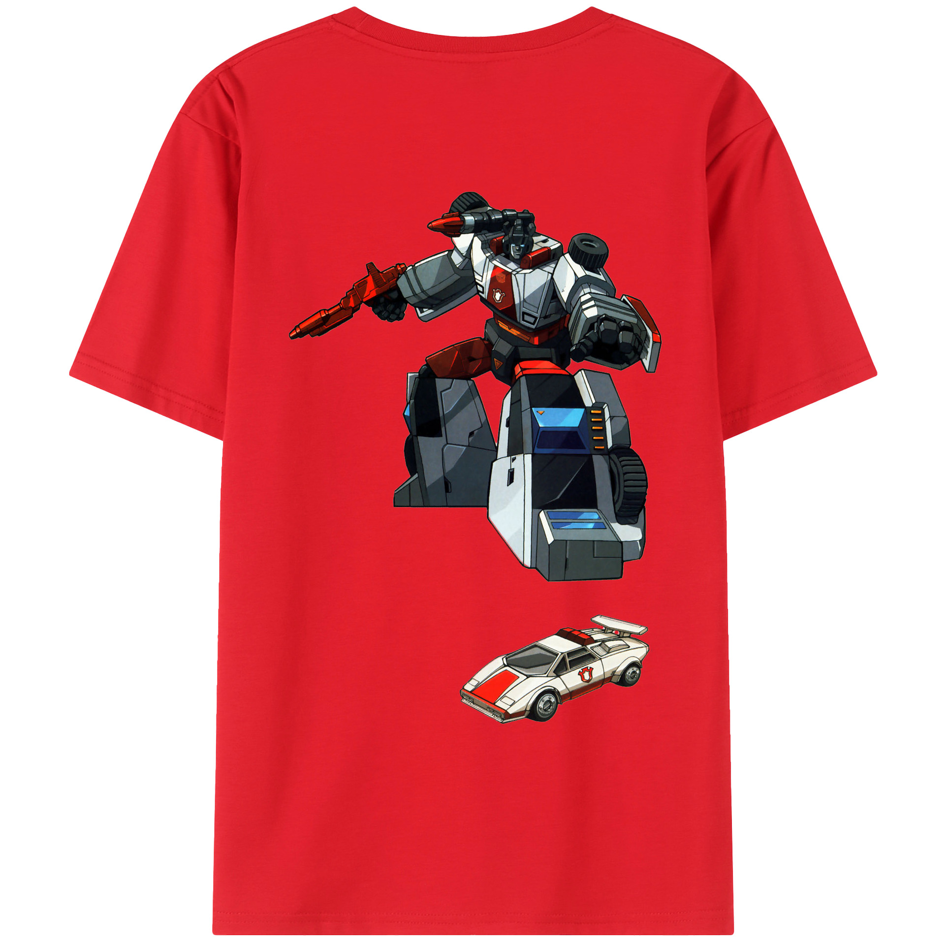 （画像用）  綿100％ メンズ半袖Tシャツ（バックプリント） 通気性