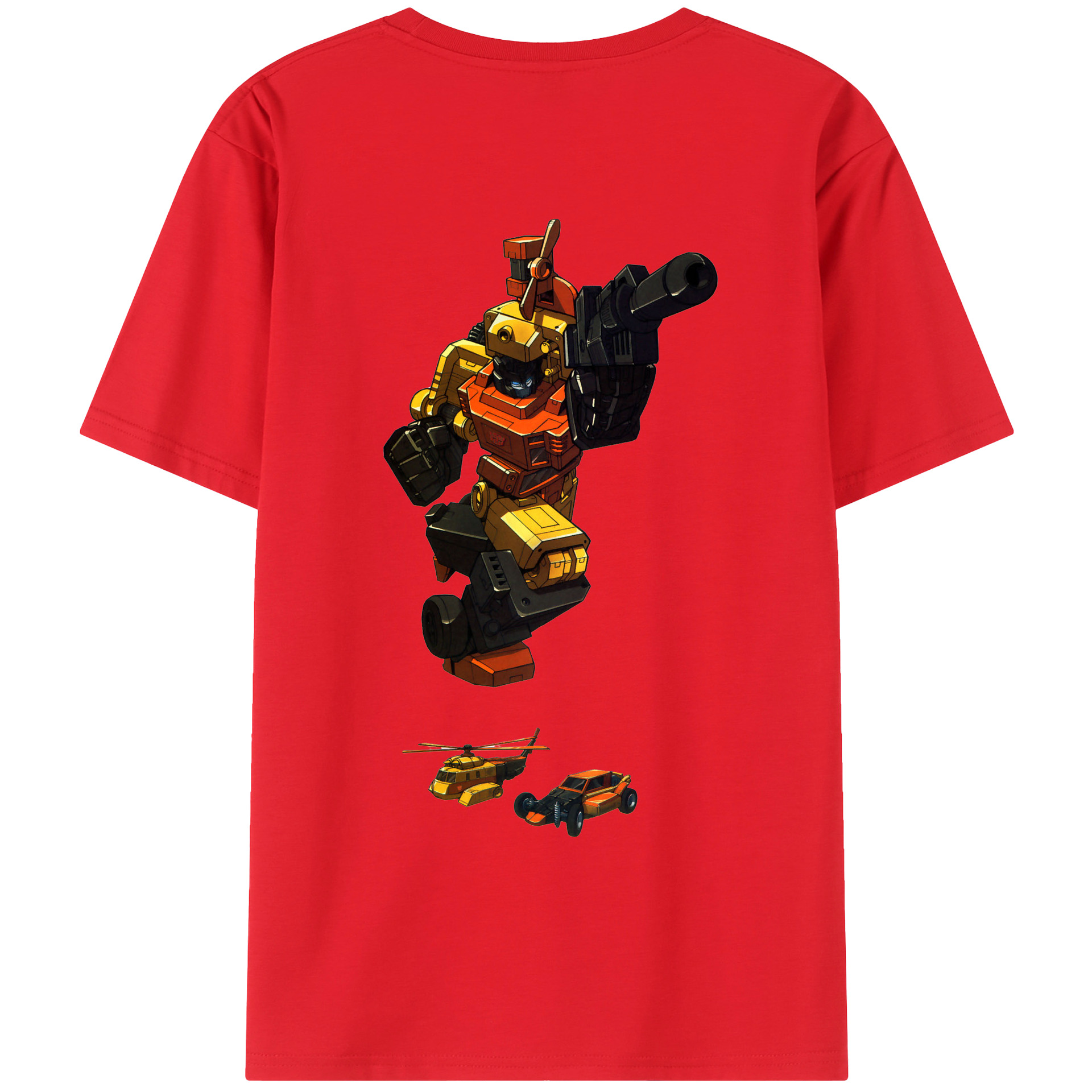 （画像用）  綿100％ メンズ半袖Tシャツ（バックプリント） 通気性