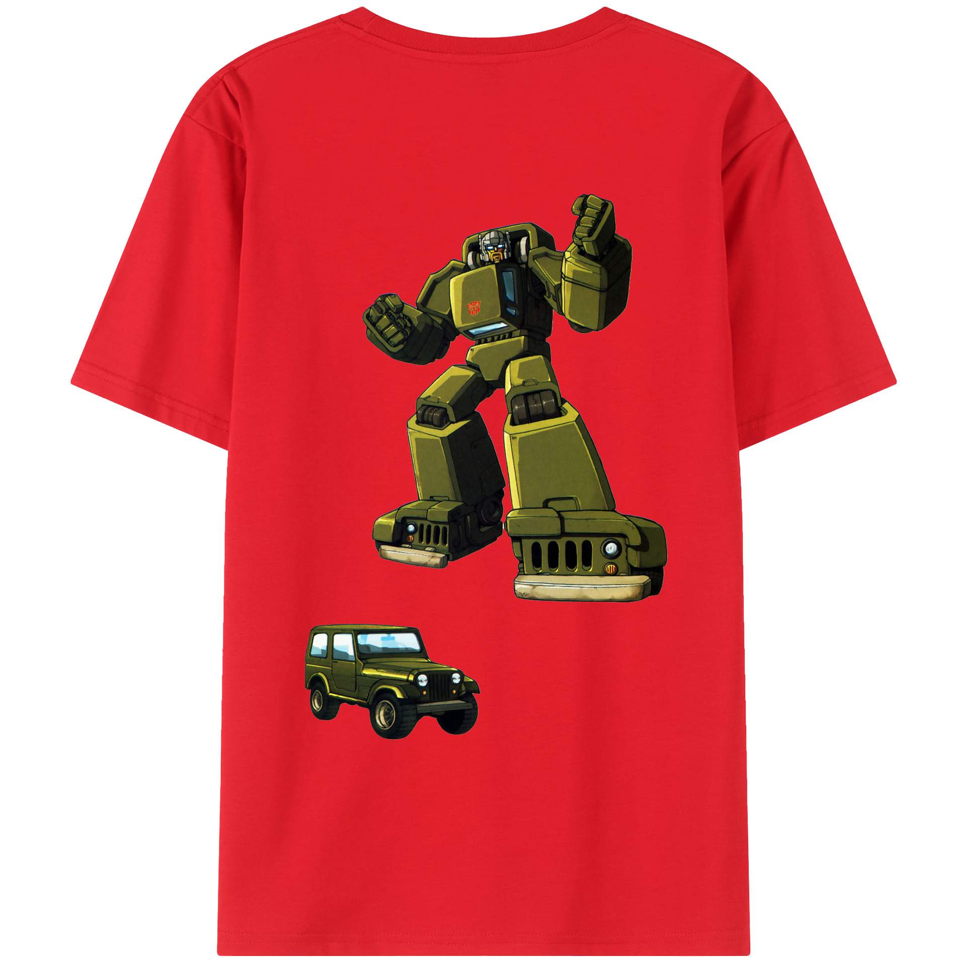 （画像用）  綿100％ メンズ半袖Tシャツ（バックプリント） 通気性