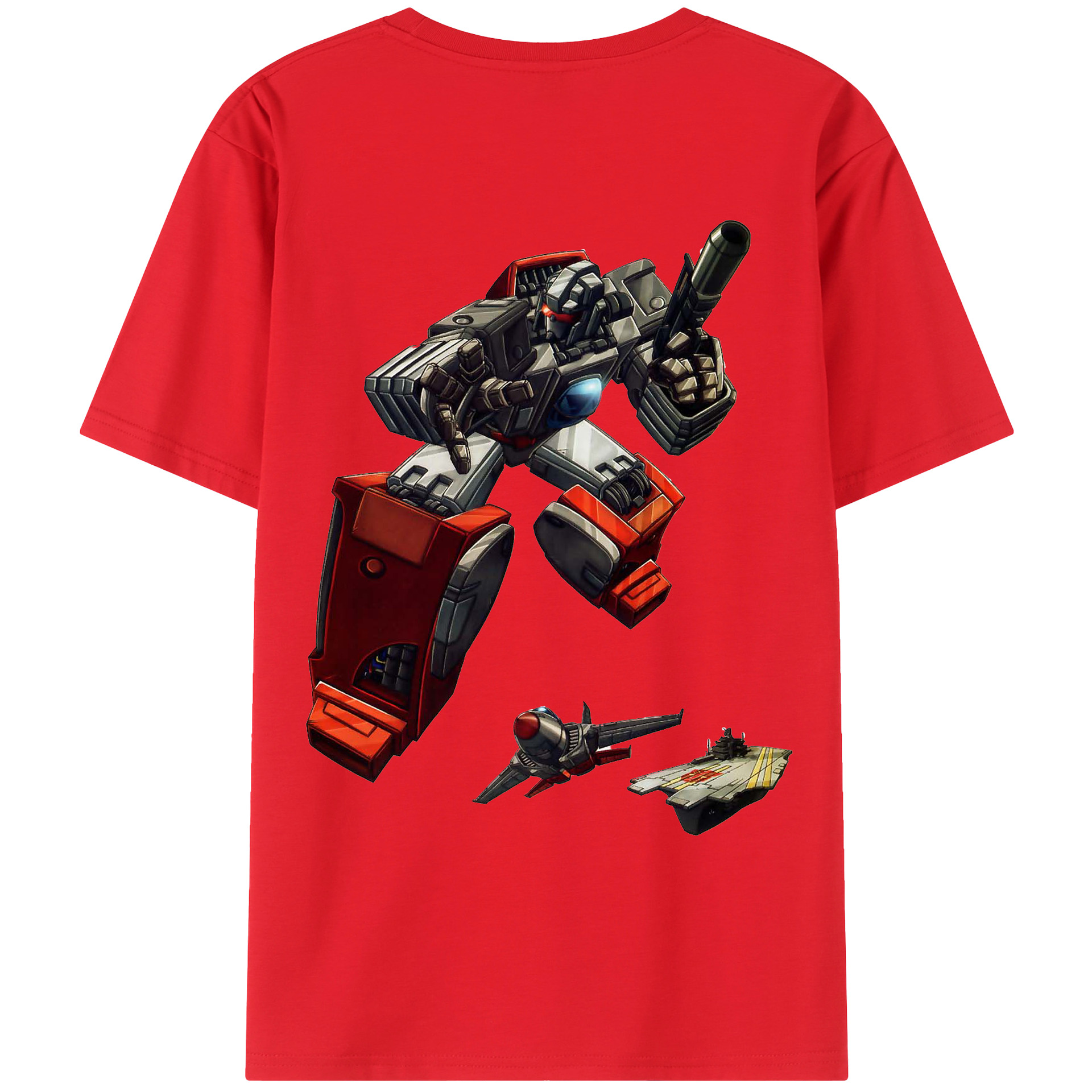 （画像用）  綿100％ メンズ半袖Tシャツ（バックプリント） 通気性